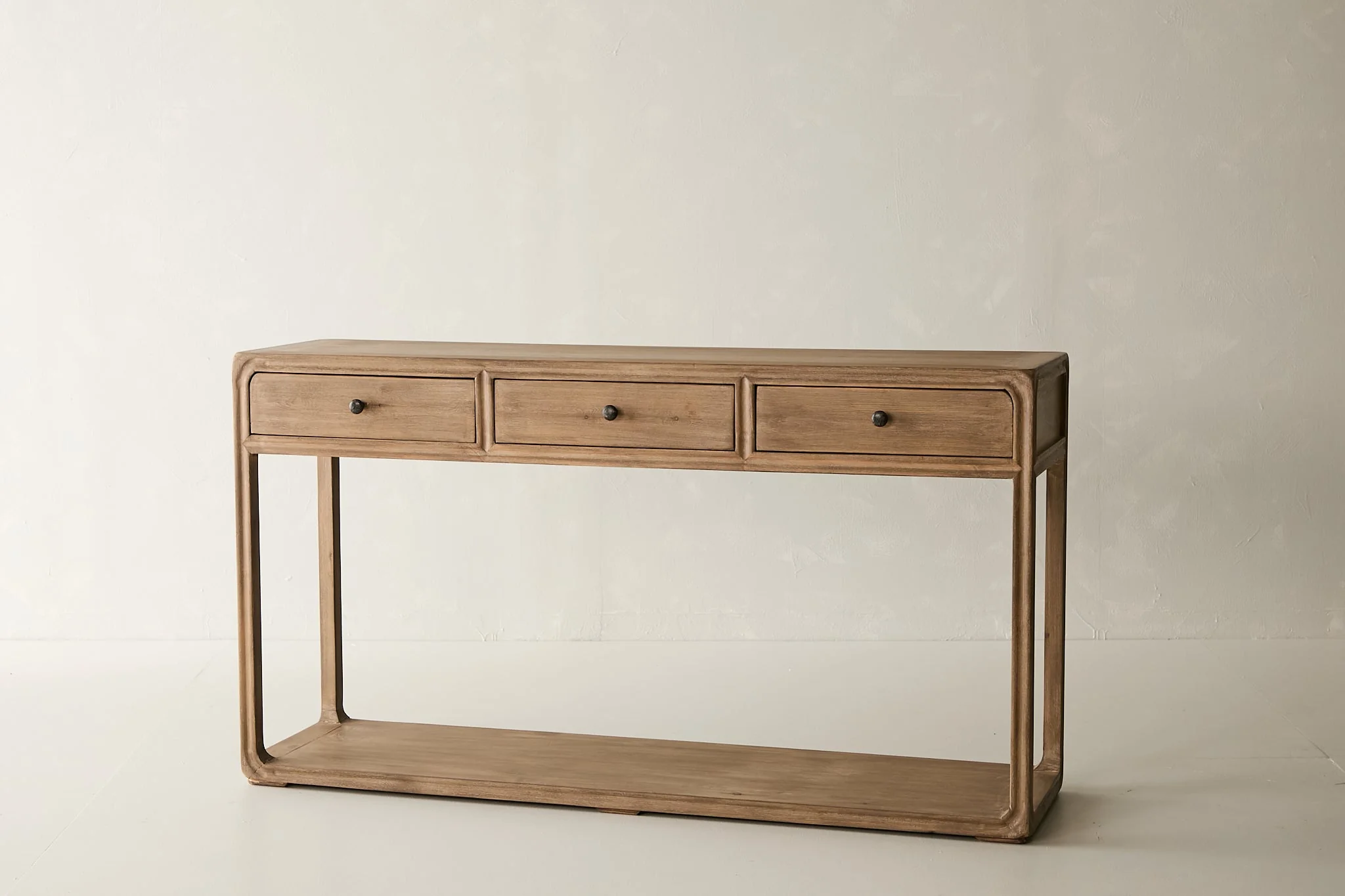 Palmer 3-Drawer Console - Aged Brown - Image 4