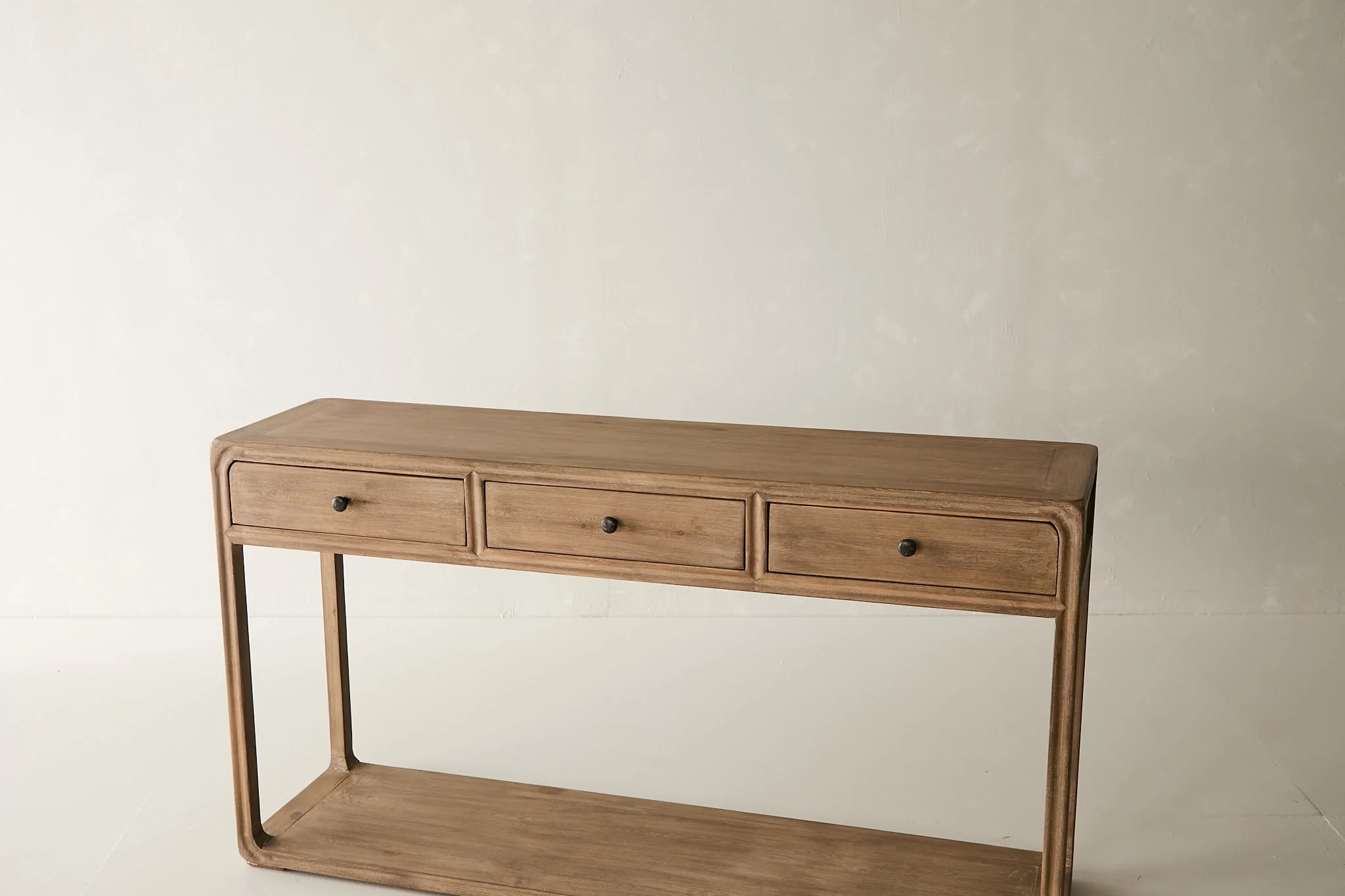 Palmer 3-Drawer Console - Aged Brown - Image 5
