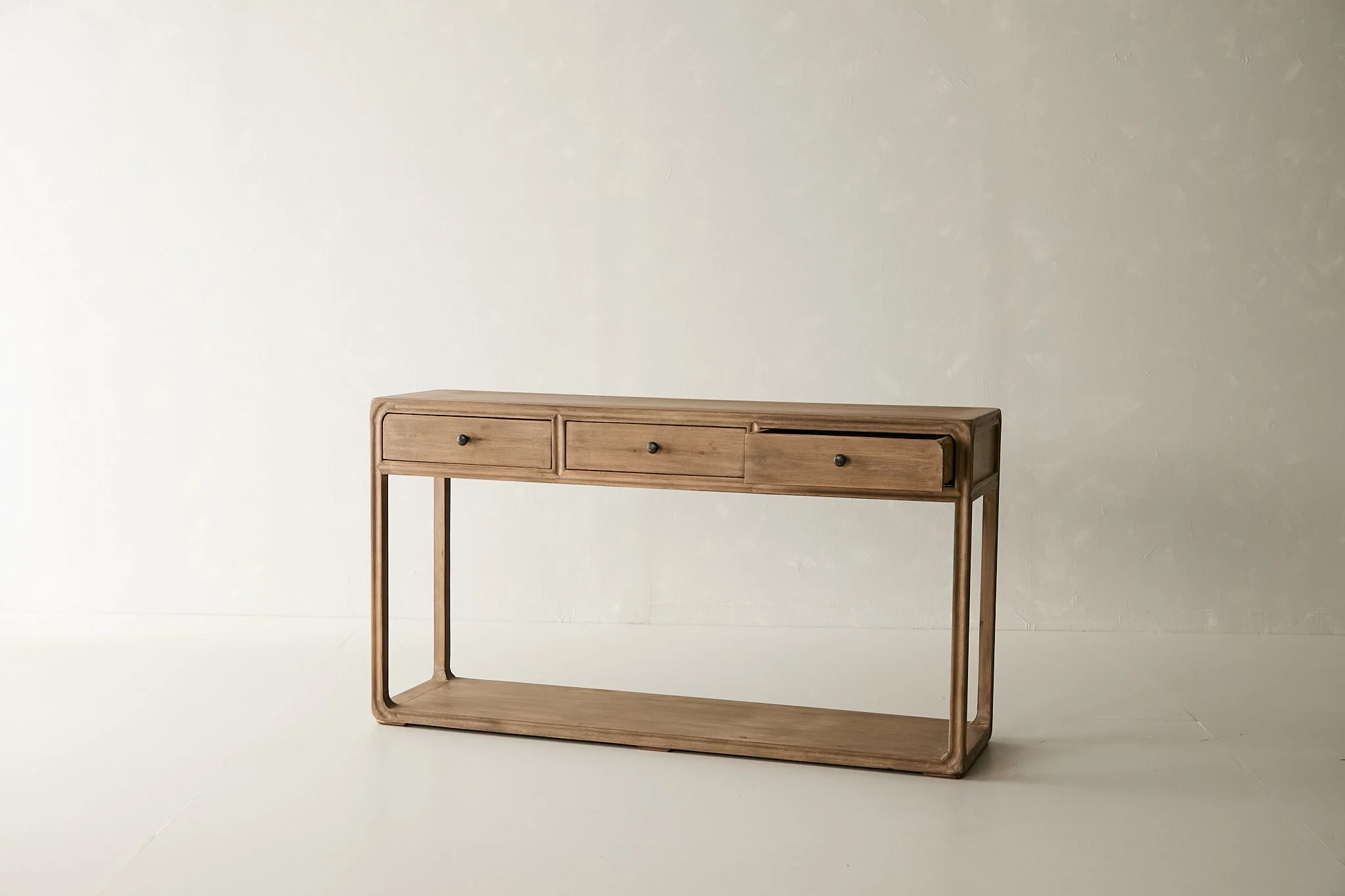 Palmer 3-Drawer Console - Aged Brown - Image 6