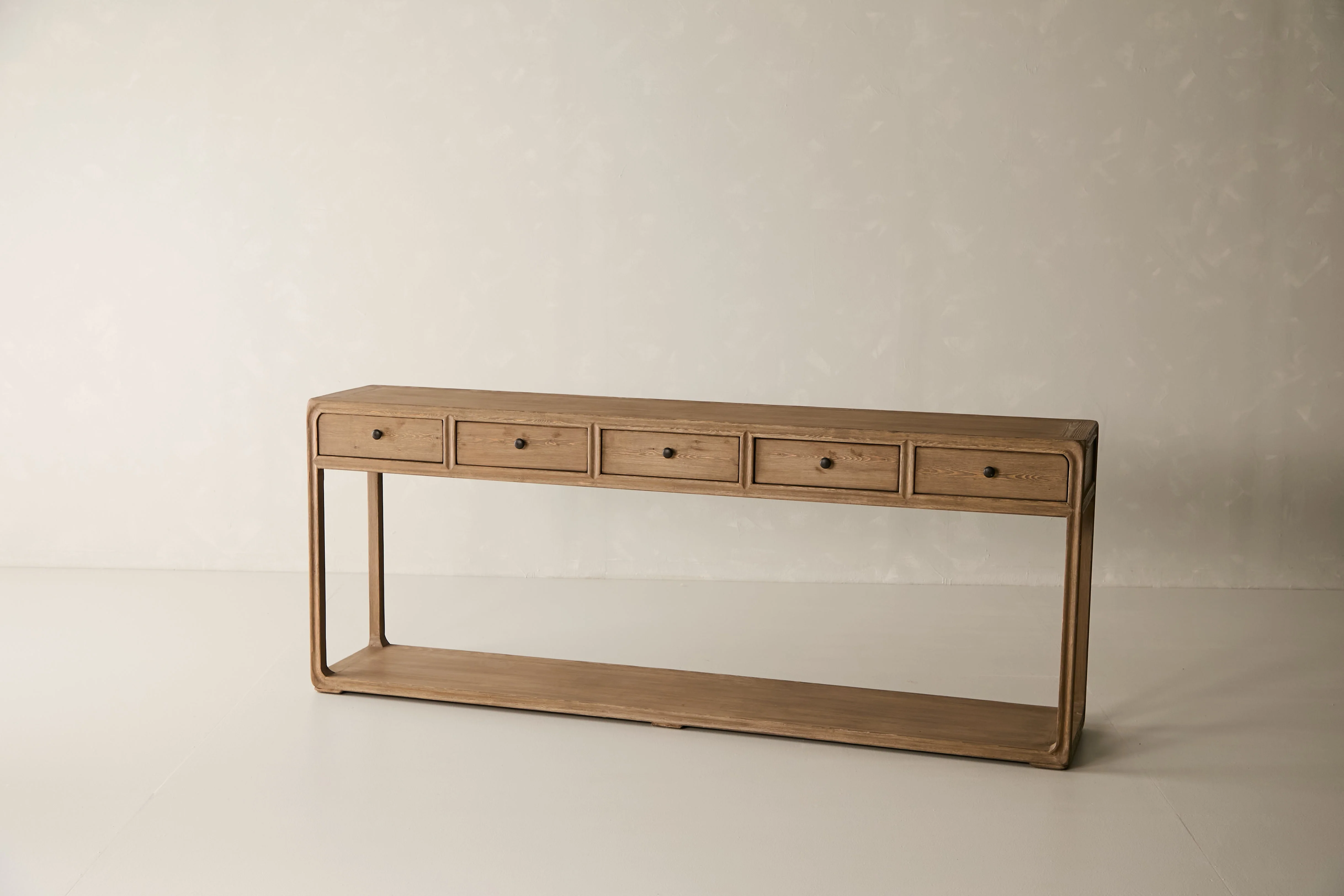 Palmer 5-Drawer Console - Aged Brown - Image 6