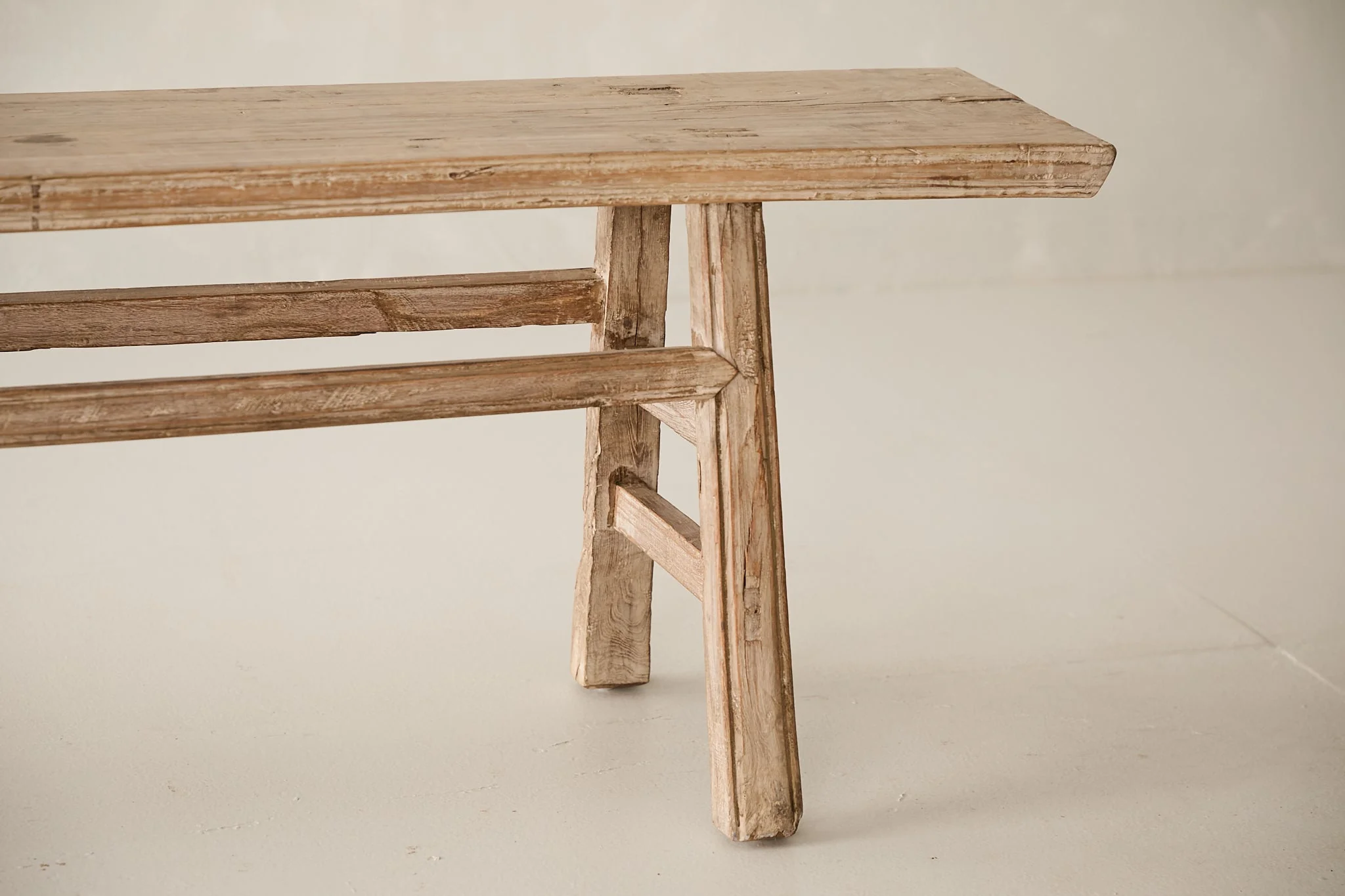 Vintage Elm Bench AH.013 - Circa 1945 - Image 4