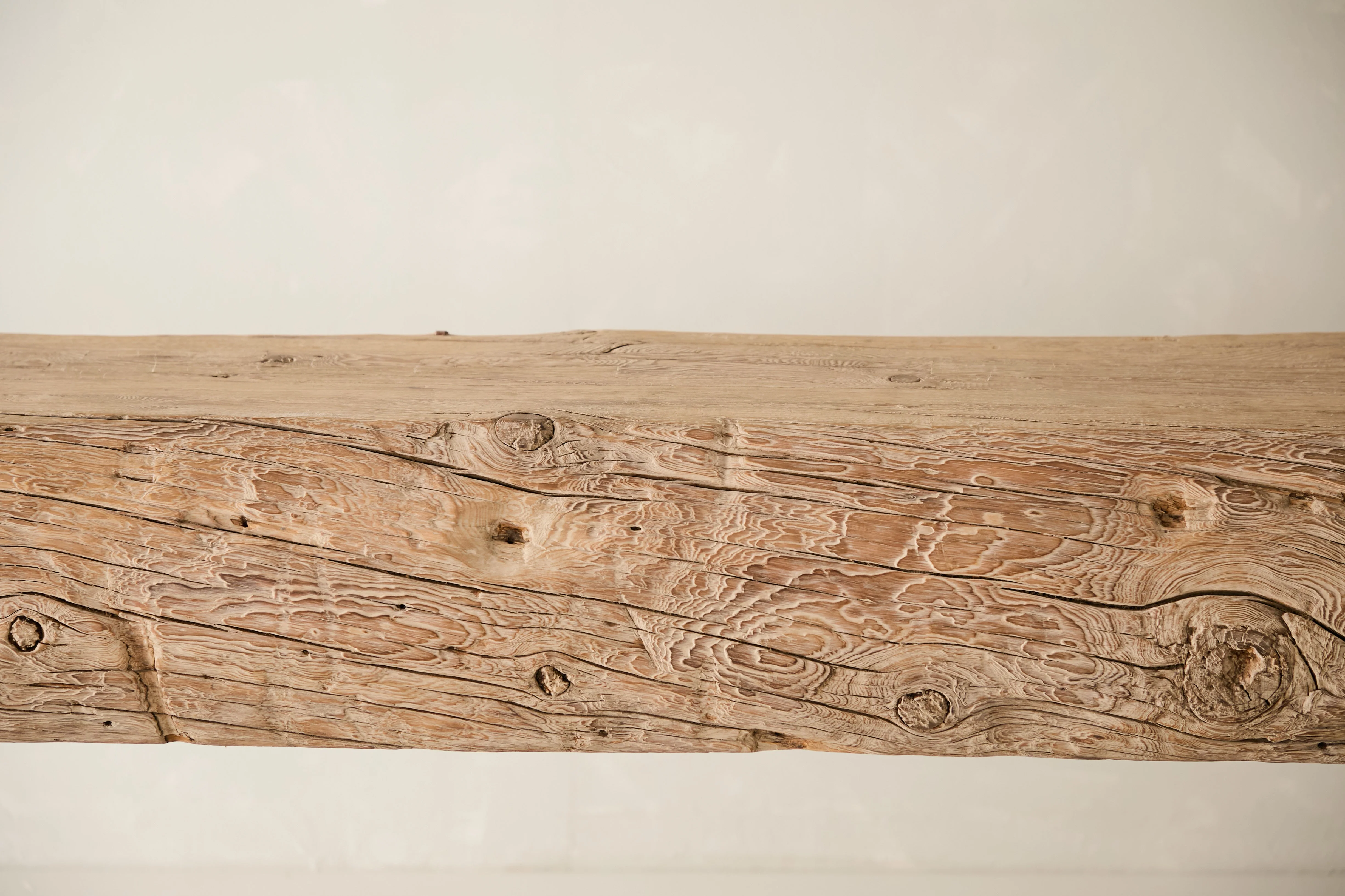 Reclaimed Solid Pine Beam Console No. J31 - Image 4