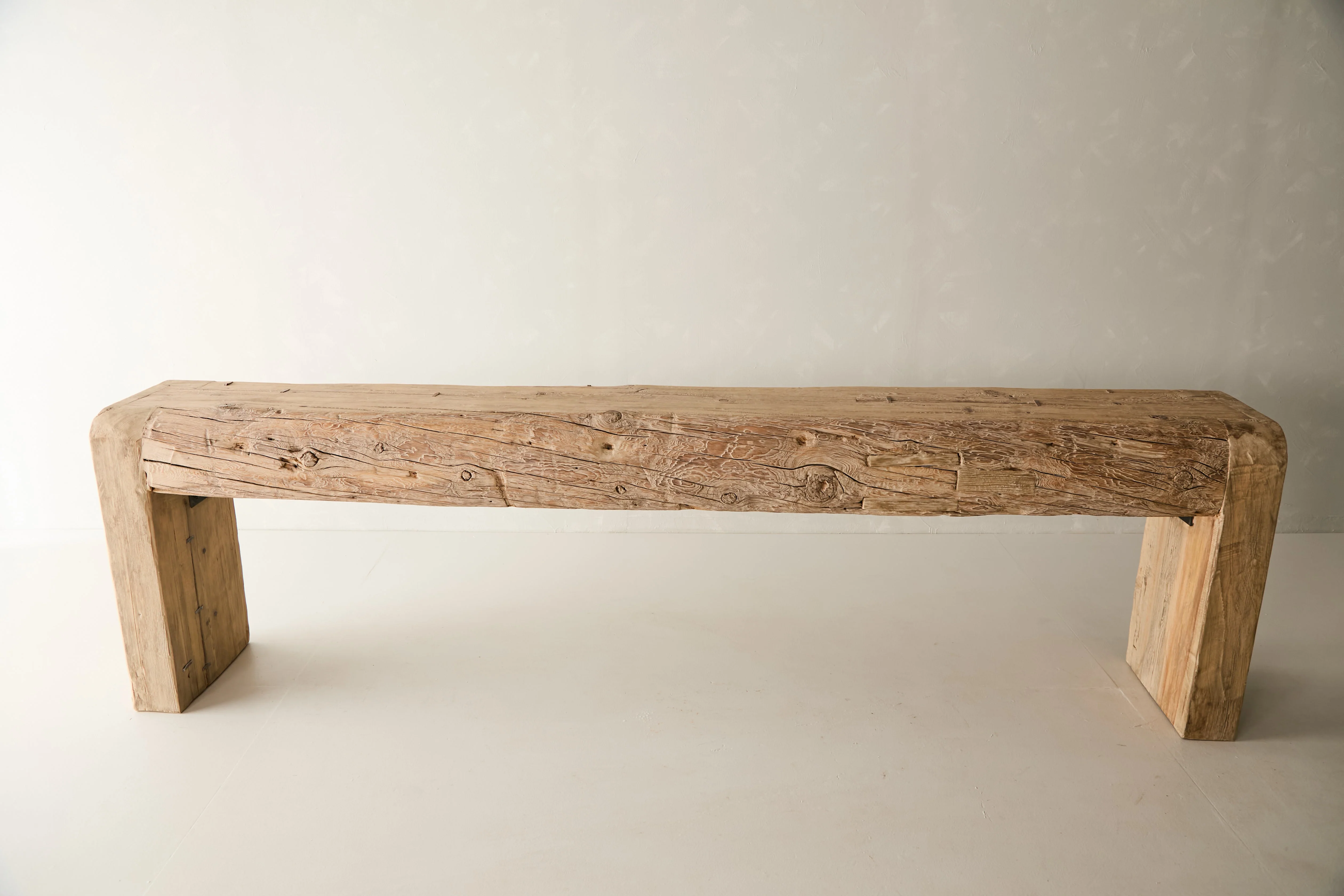 Reclaimed Solid Pine Beam Console No. J31 - Image 5