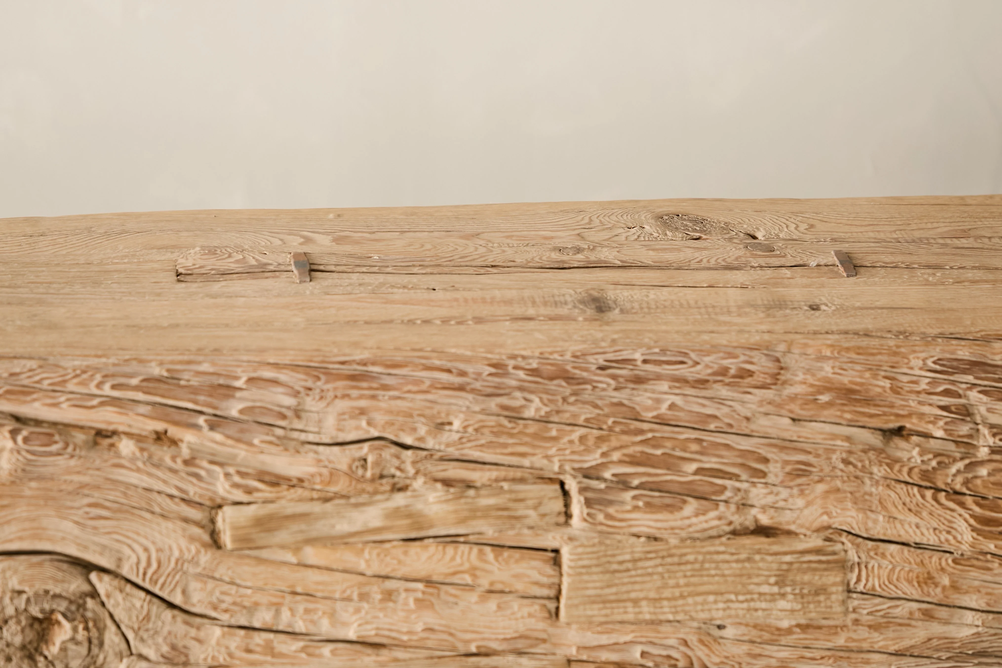 Reclaimed Solid Pine Beam Console No. J31 - Image 7