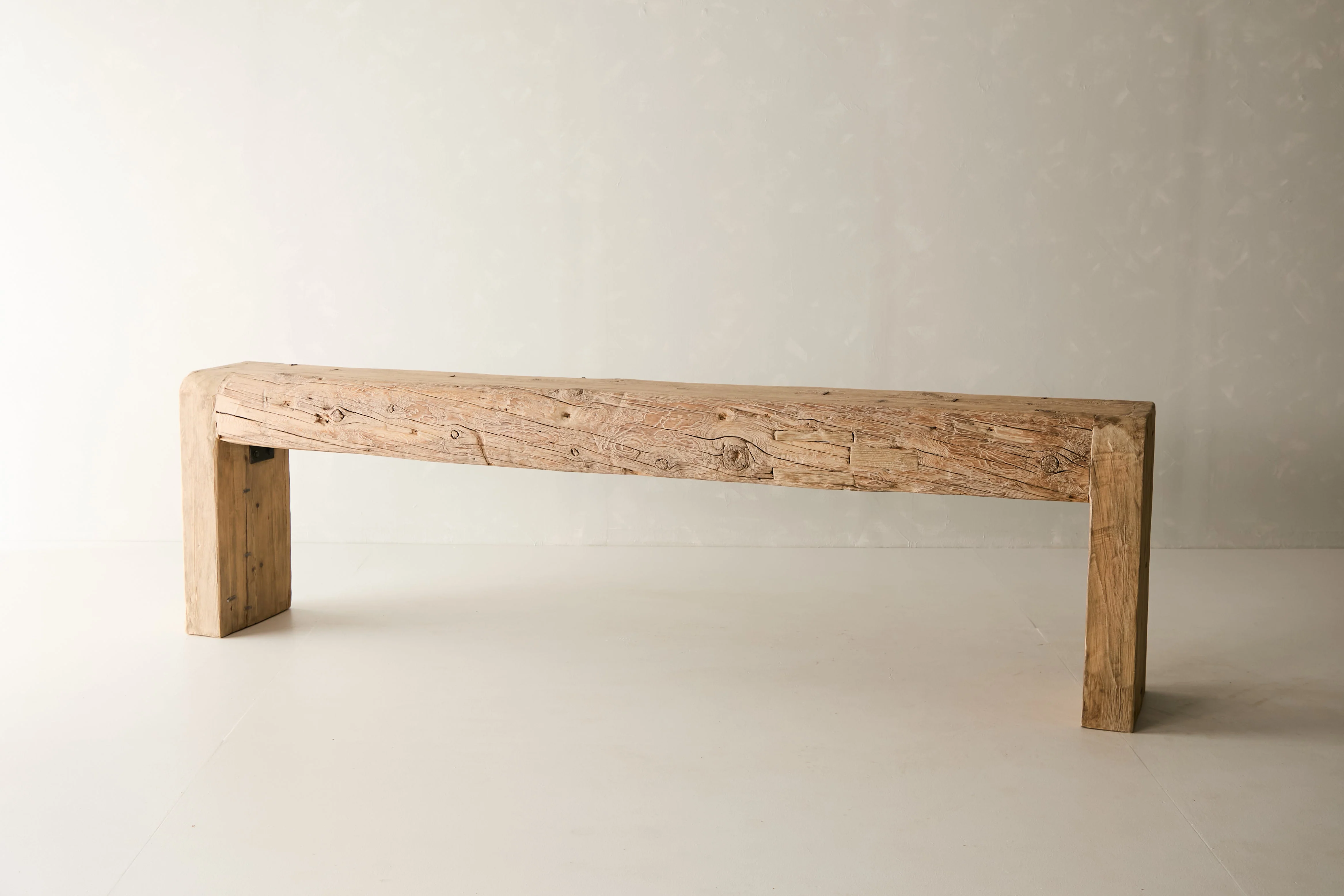 Reclaimed Solid Pine Beam Console No. J31 - Image 8