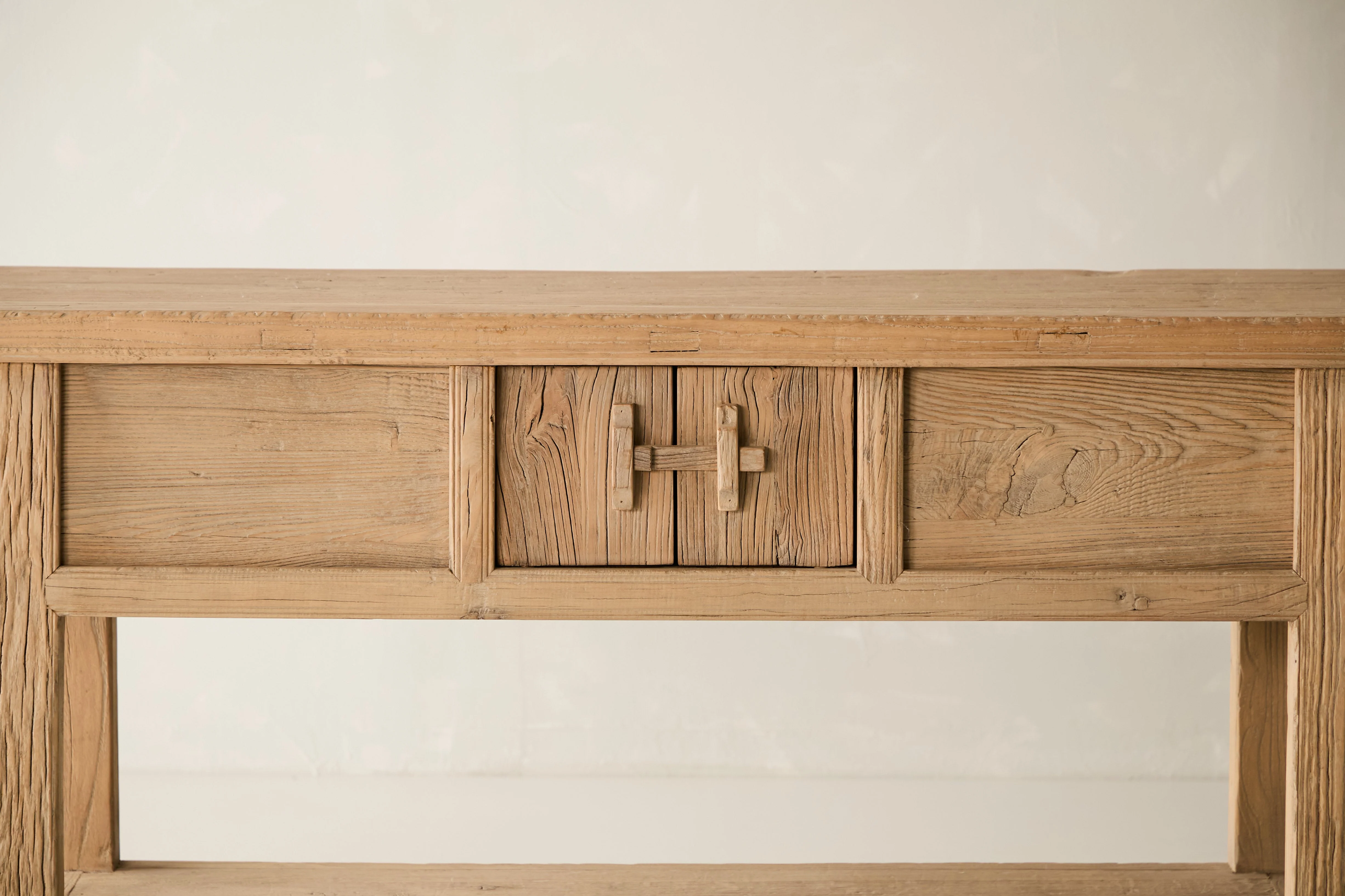 Reclaimed Solid Elm Console No. J40 - Image 2