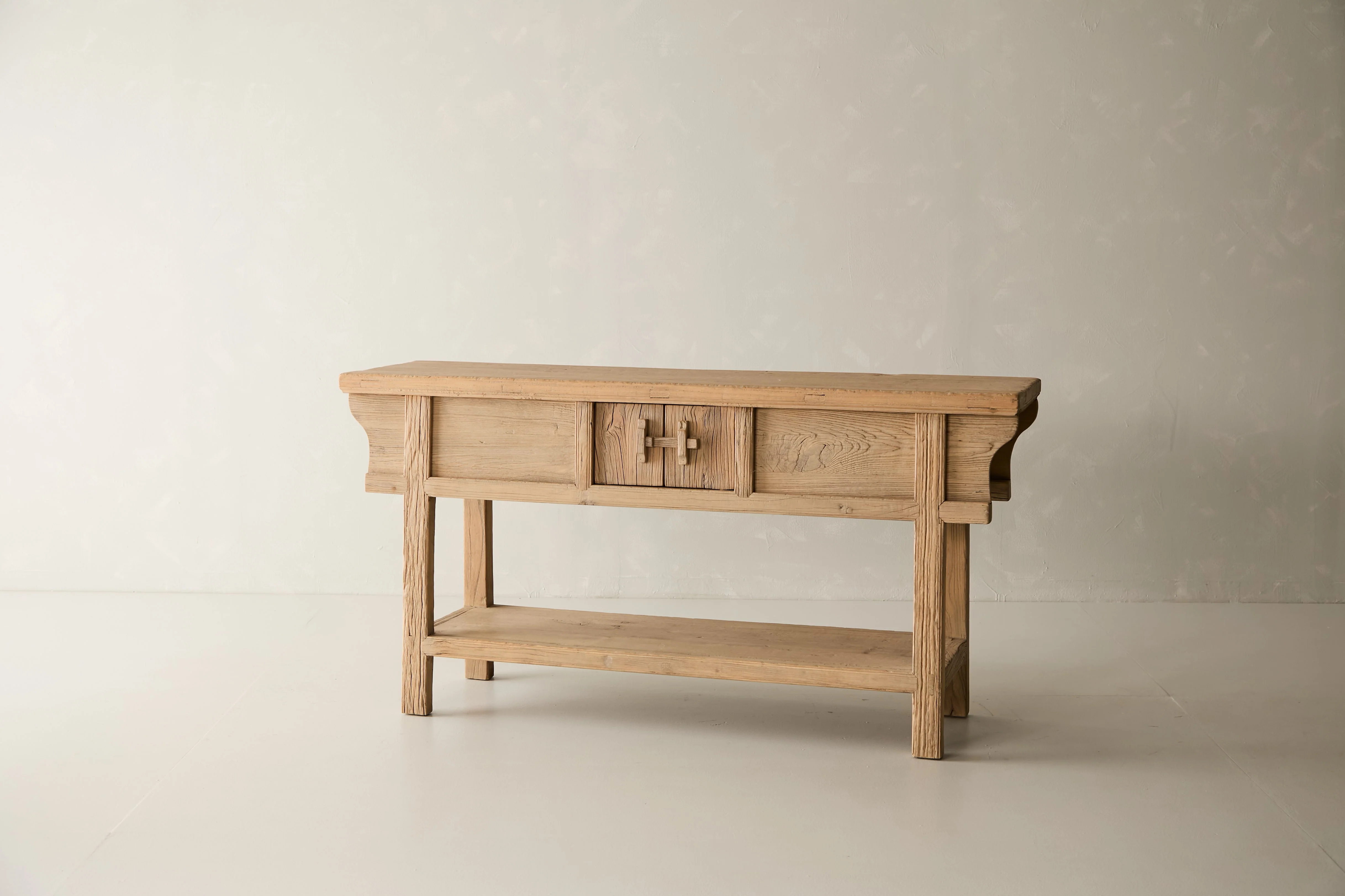 Reclaimed Solid Elm Console No. J40 - Image 4