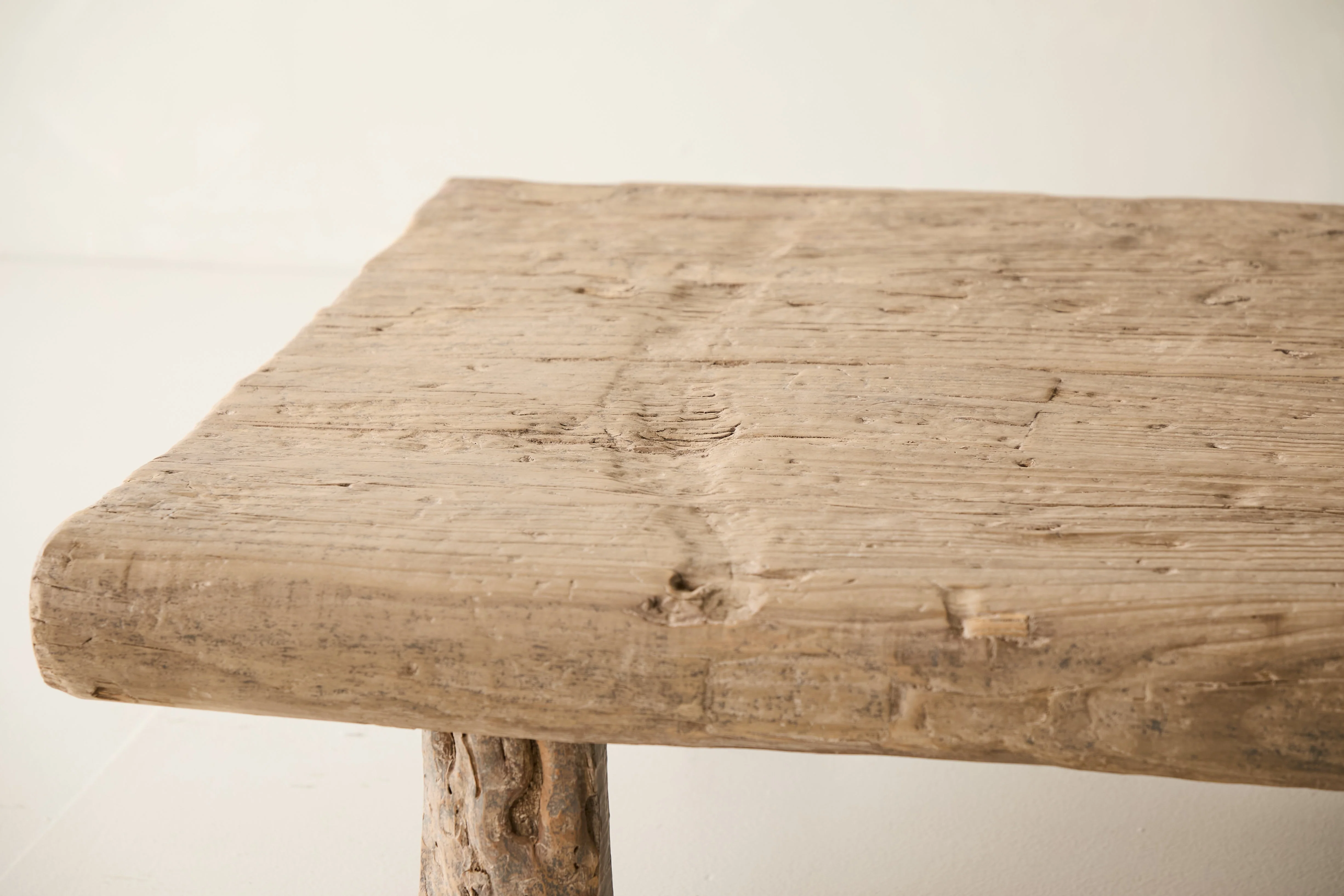 Reclaimed Solid Elm Coffee Table - Circa 2025 No. K2 - Image 5