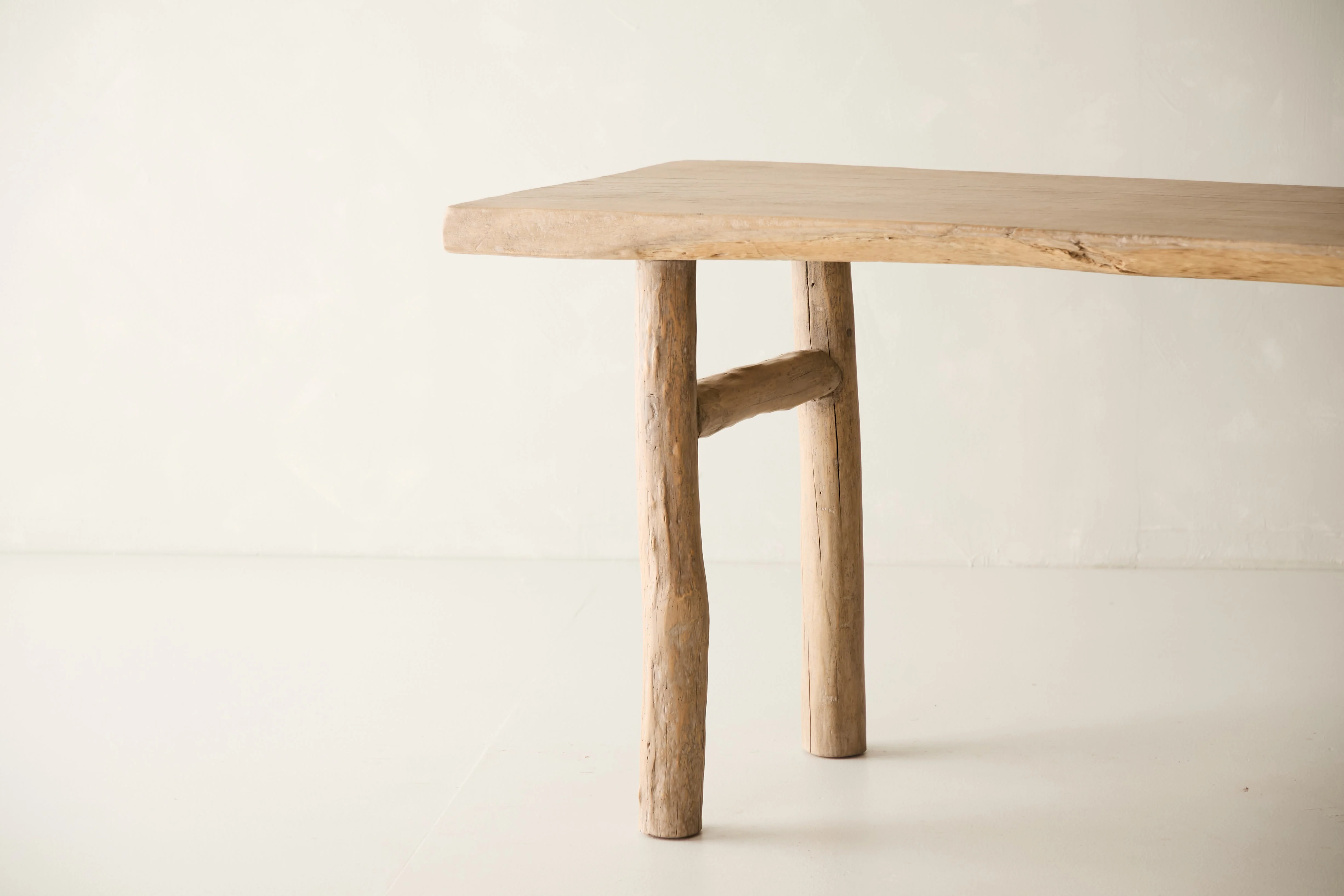 Reclaimed Solid Elm Console - Circa 2025 No. K7 - Image 6