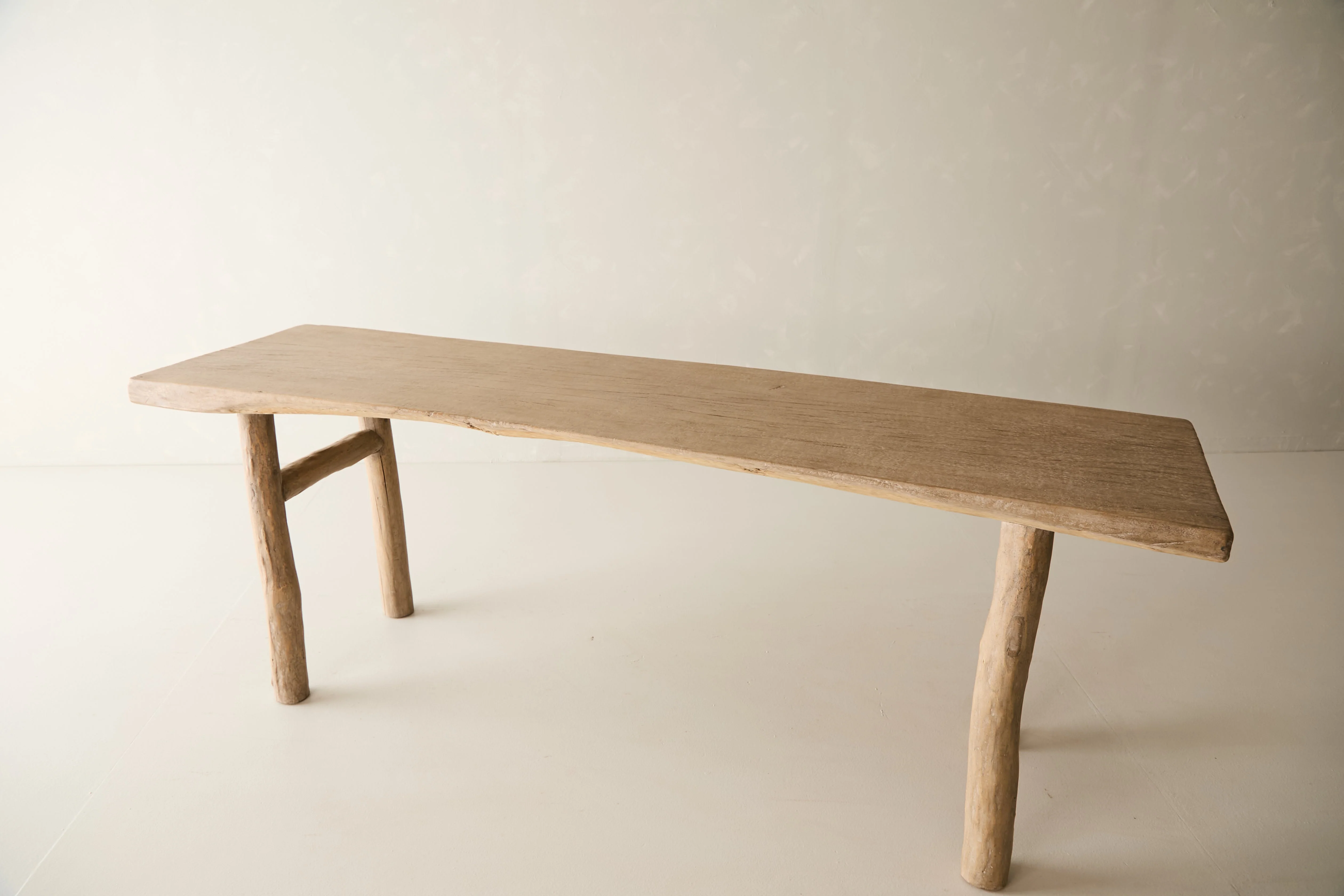 Reclaimed Solid Elm Console - Circa 2025 No. K7 - Image 8