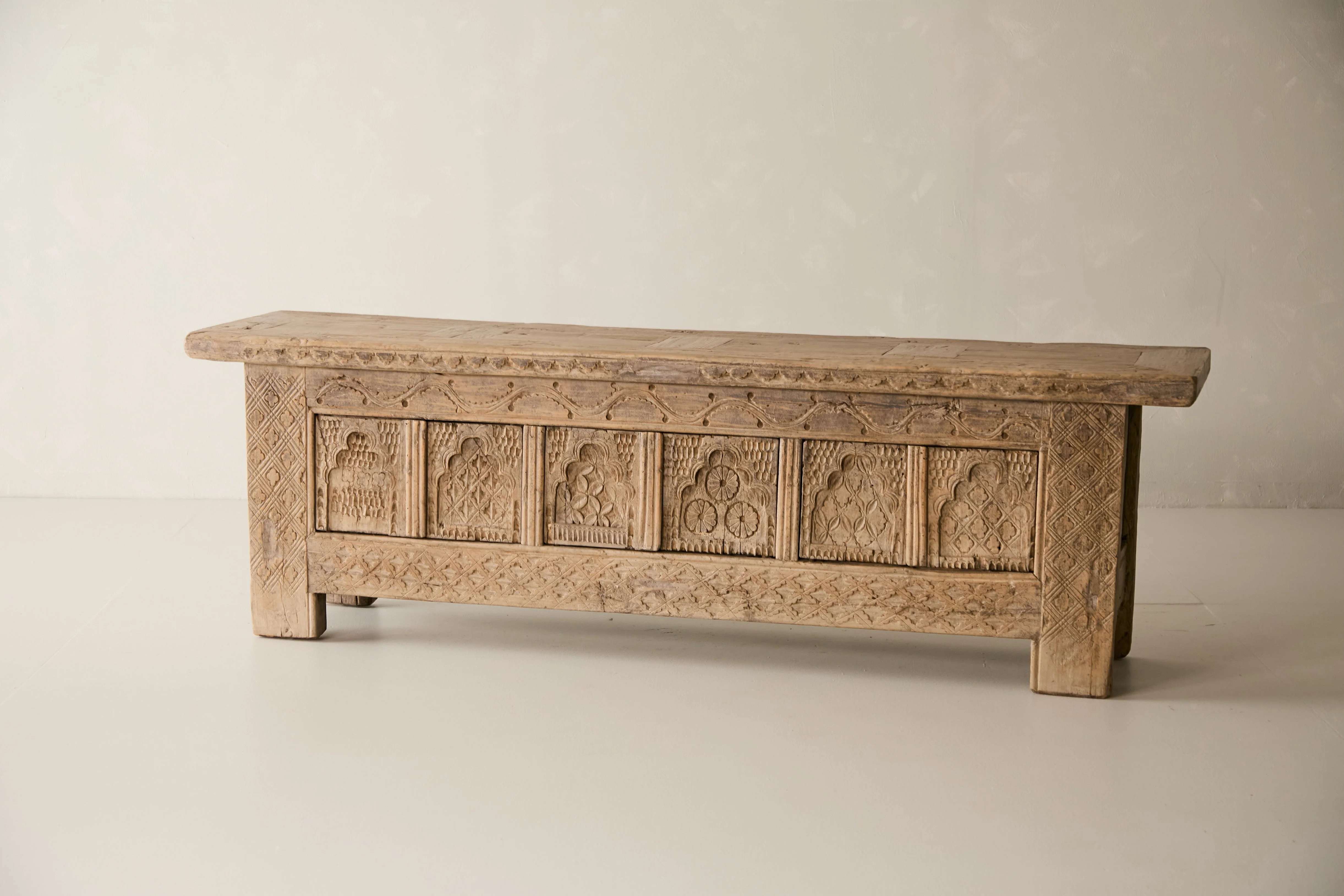 Vintage Solid Poplar Xinjiang Sideboard - Circa 1925 No. K12 - Image 6