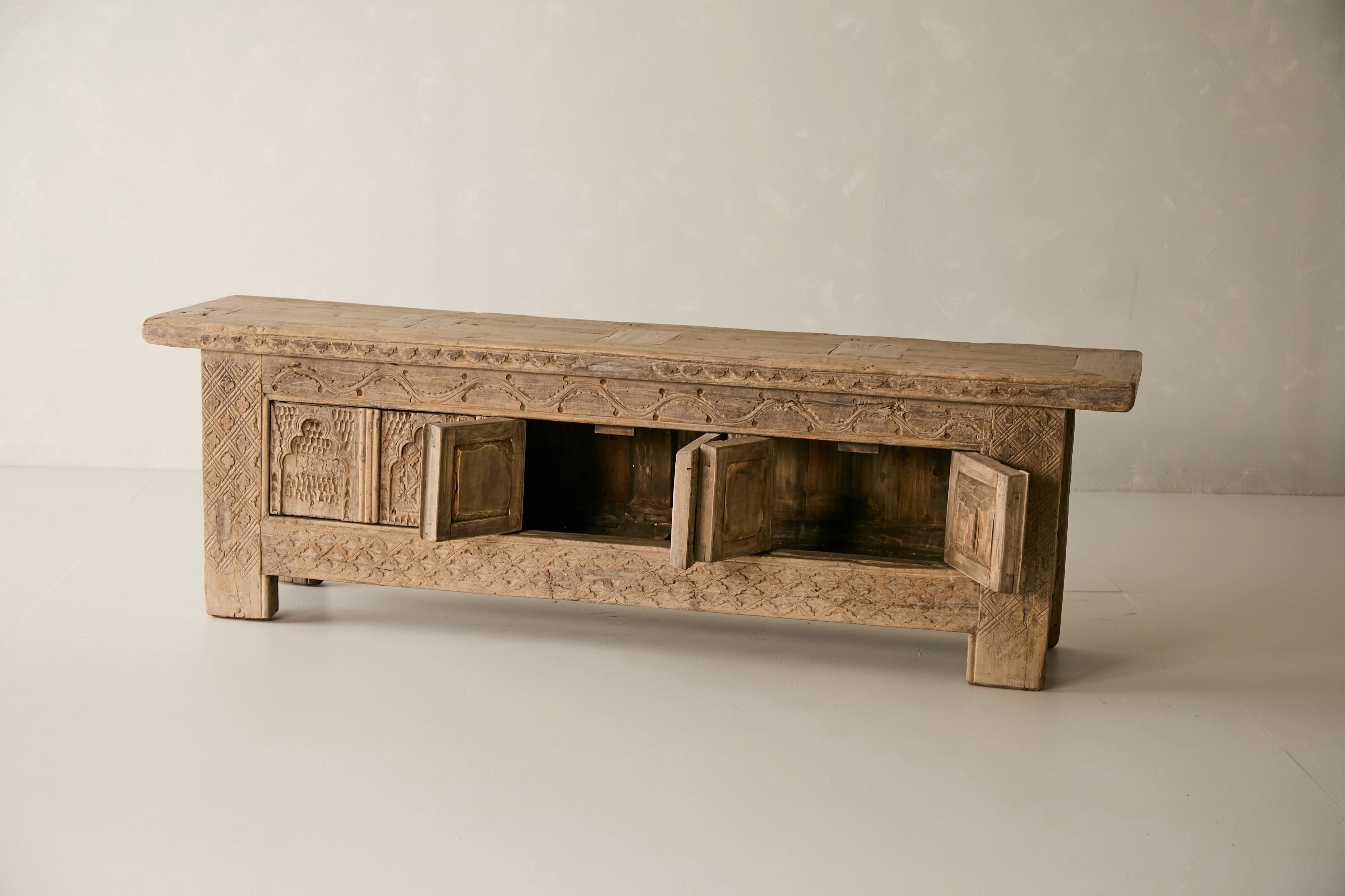 Vintage Solid Poplar Xinjiang Sideboard - Circa 1925 No. K12 - Image 7