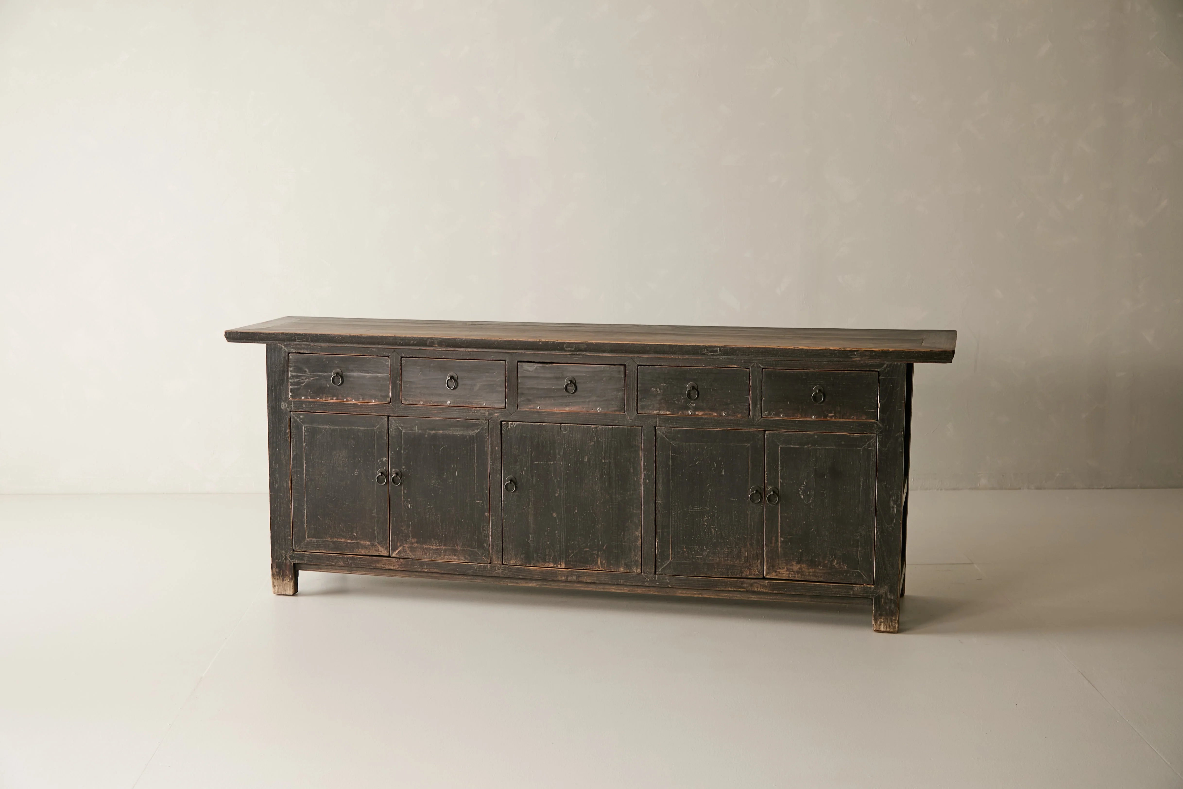 Vintage Solid Elm Sideboard - Circa 1895 No. K14 - Image 5