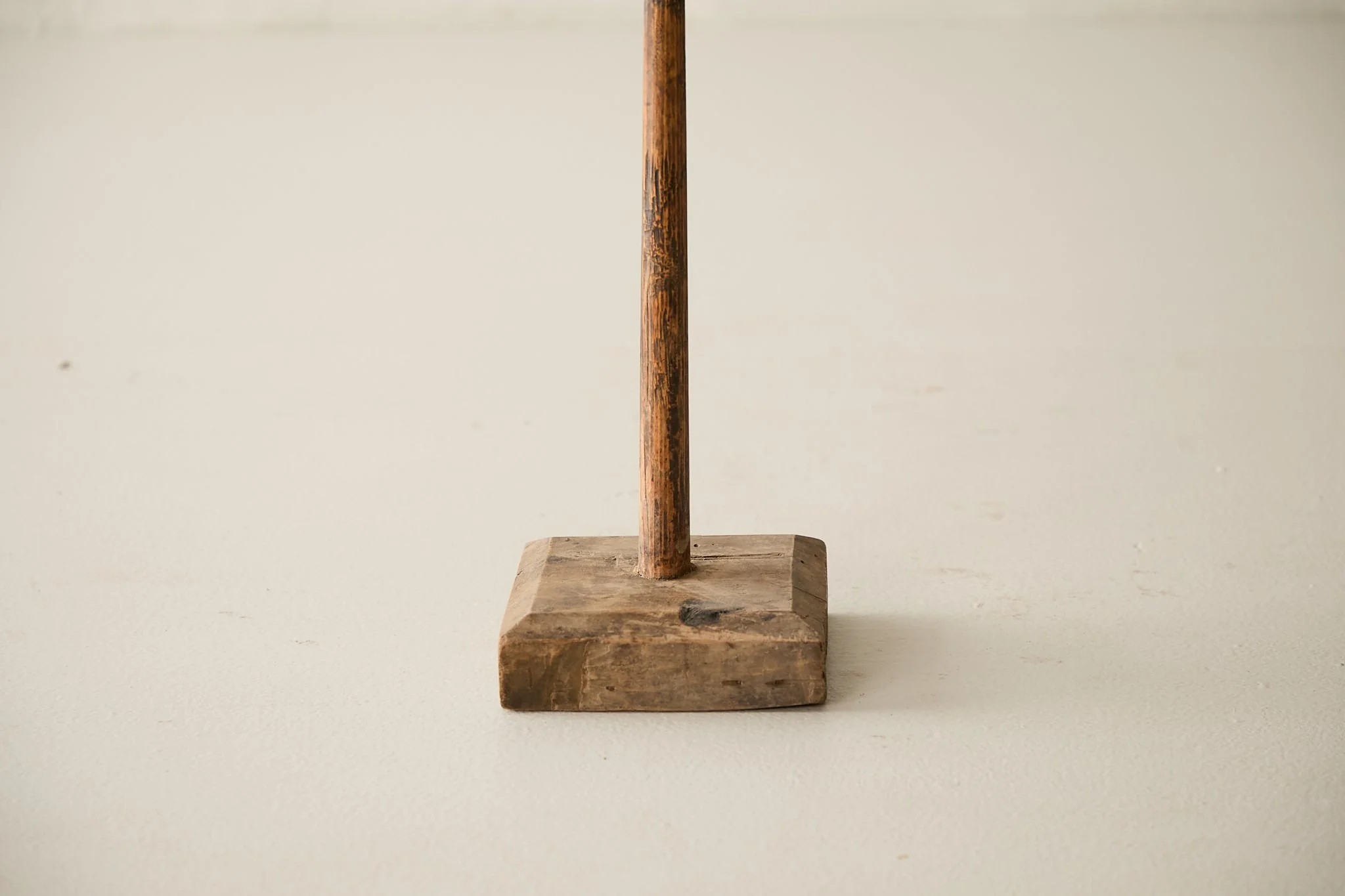 Vintage Pinewood Candlestand - Image 3