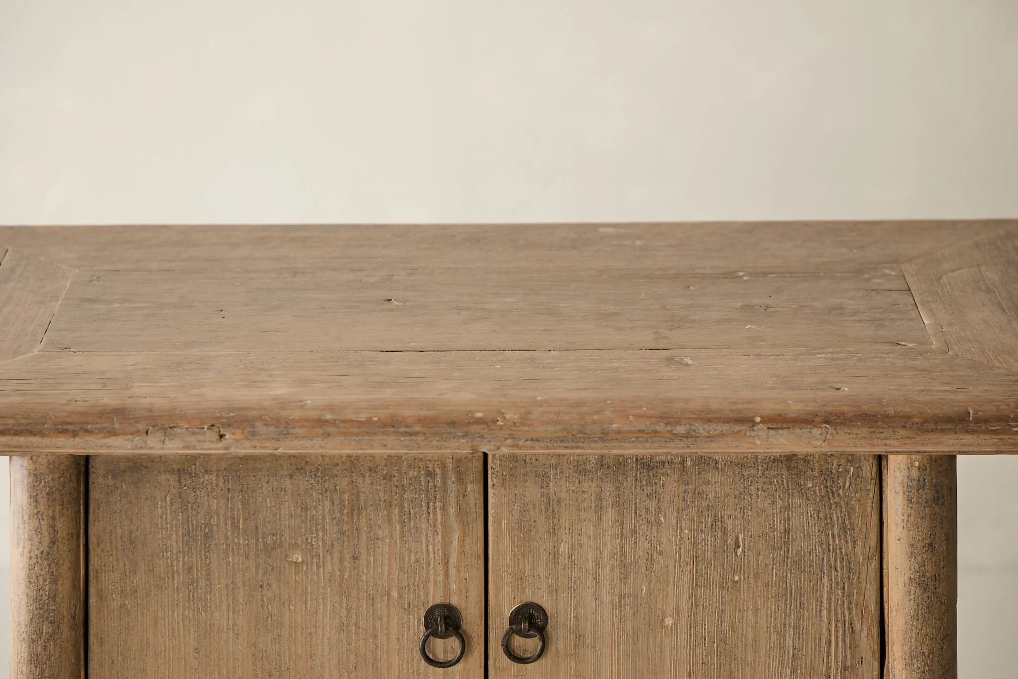 Vintage Elm 2-Door Console - Circa 1925 No. M24 - Image 4