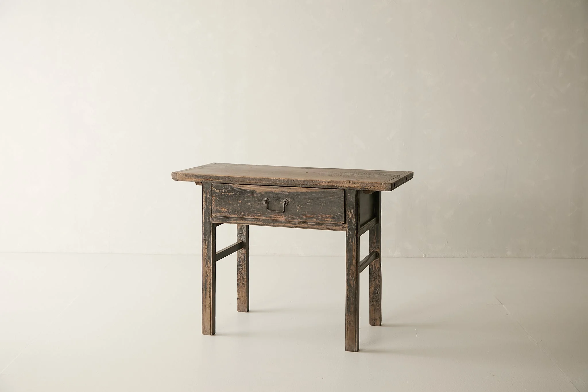 Vintage Elm Single-Drawer Console - Circa 1945 No. M25 - Image 5