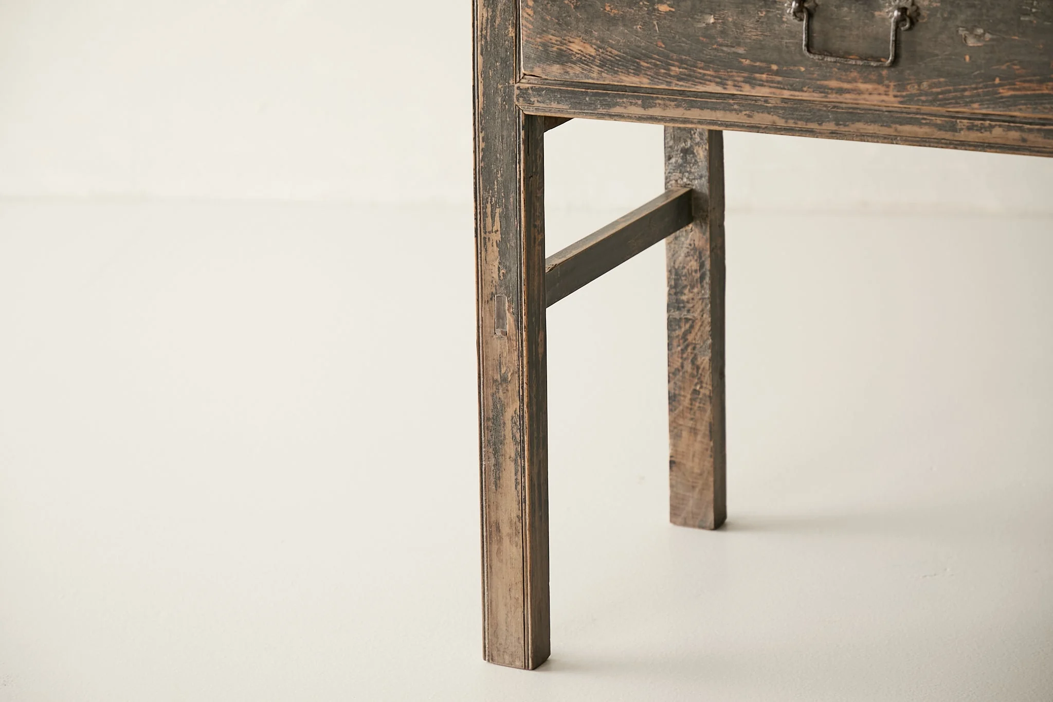 Vintage Elm Single-Drawer Console - Circa 1945 No. M25 - Image 6