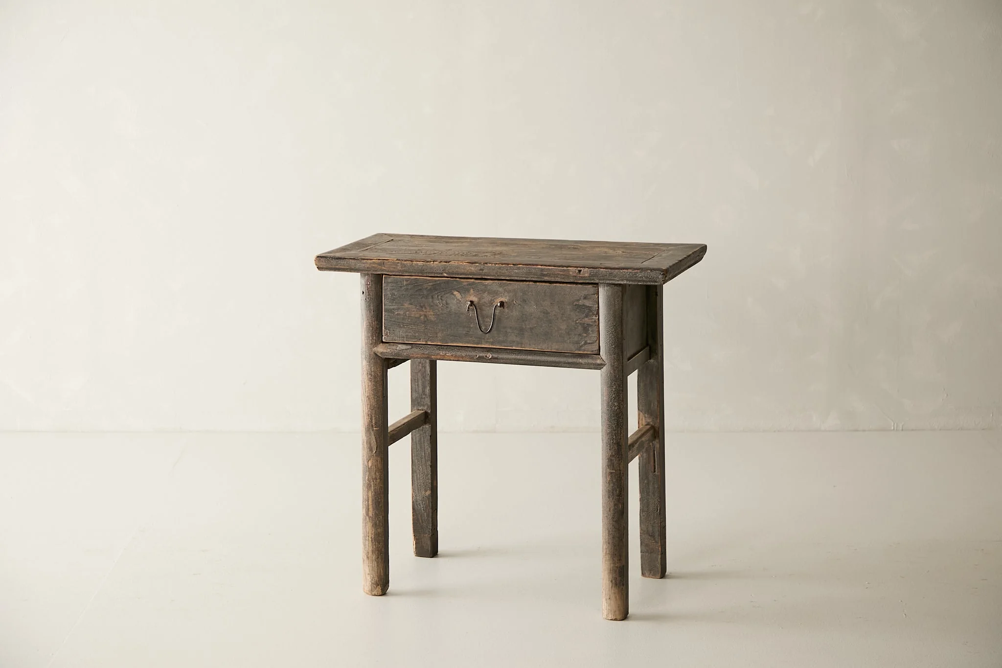 Vintage Elm Single-Drawer Console - Circa 1945 No. M26 - Image 5