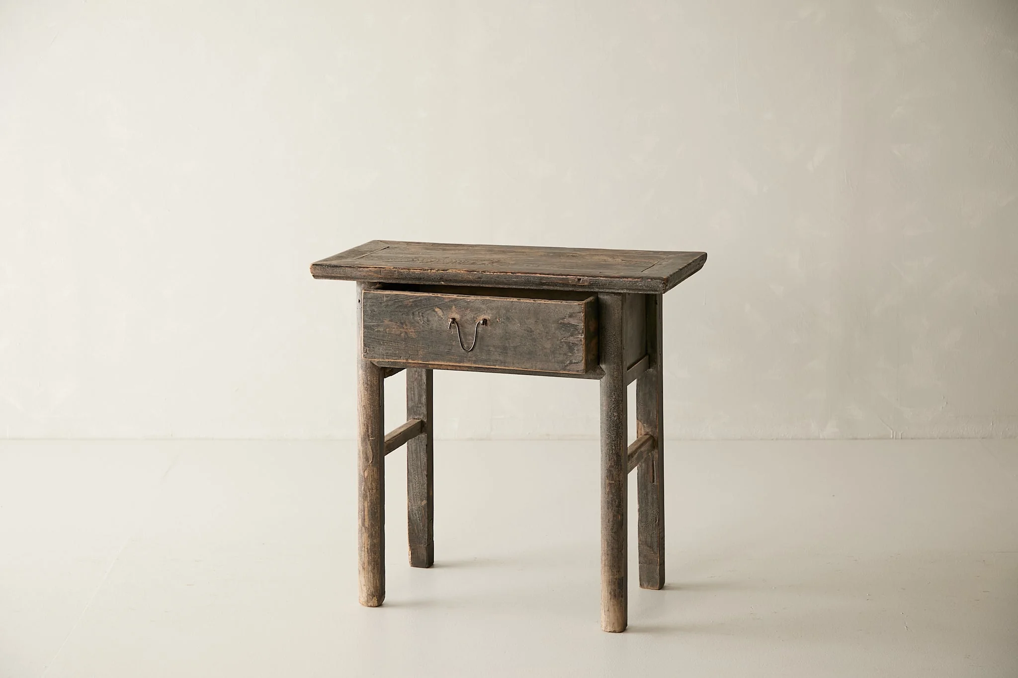 Vintage Elm Single-Drawer Console - Circa 1945 No. M26 - Image 6
