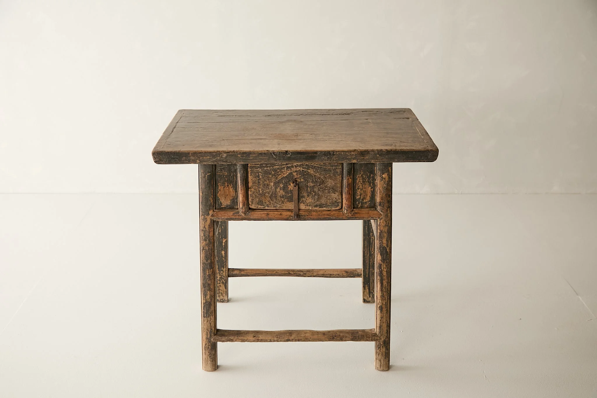 Vintage Elm Single-Drawer Console - Circa 1925 No. M27 - Image 3