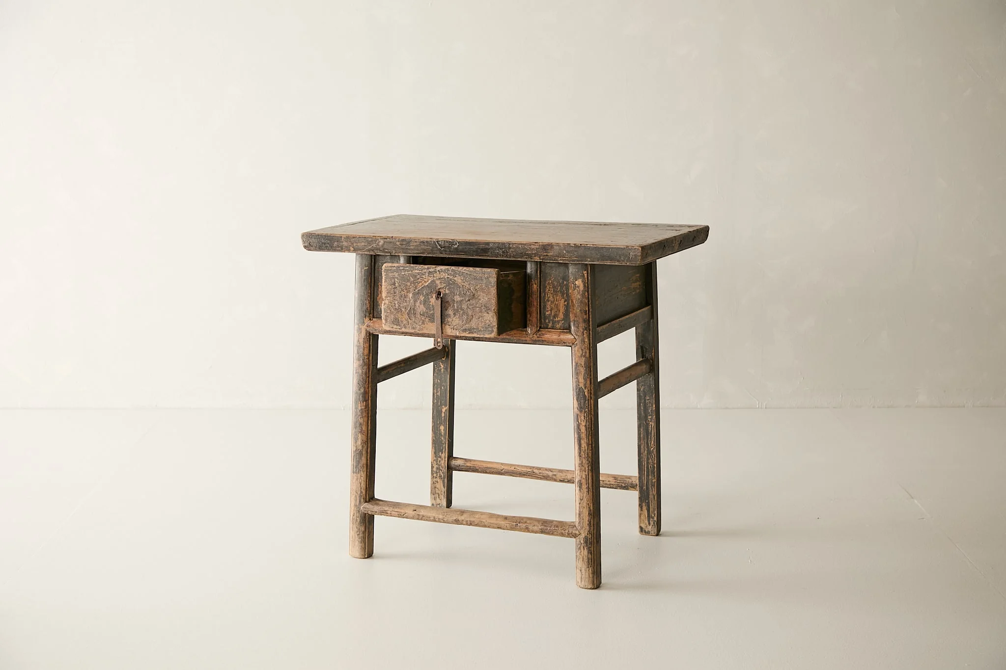 Vintage Elm Single-Drawer Console - Circa 1925 No. M27 - Image 6