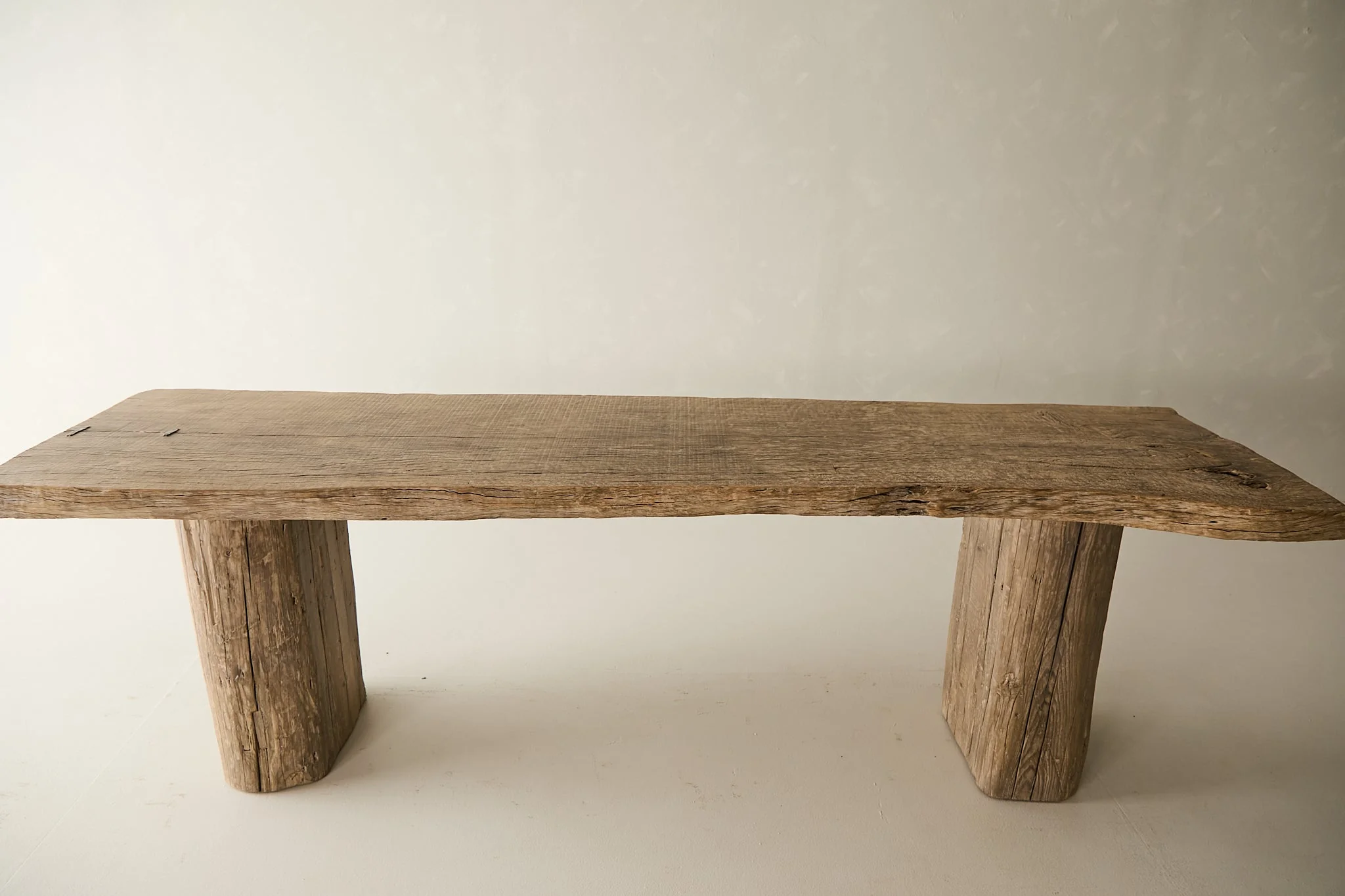 Reclaimed Live-Edge Oak Console No. M29 - Image 4