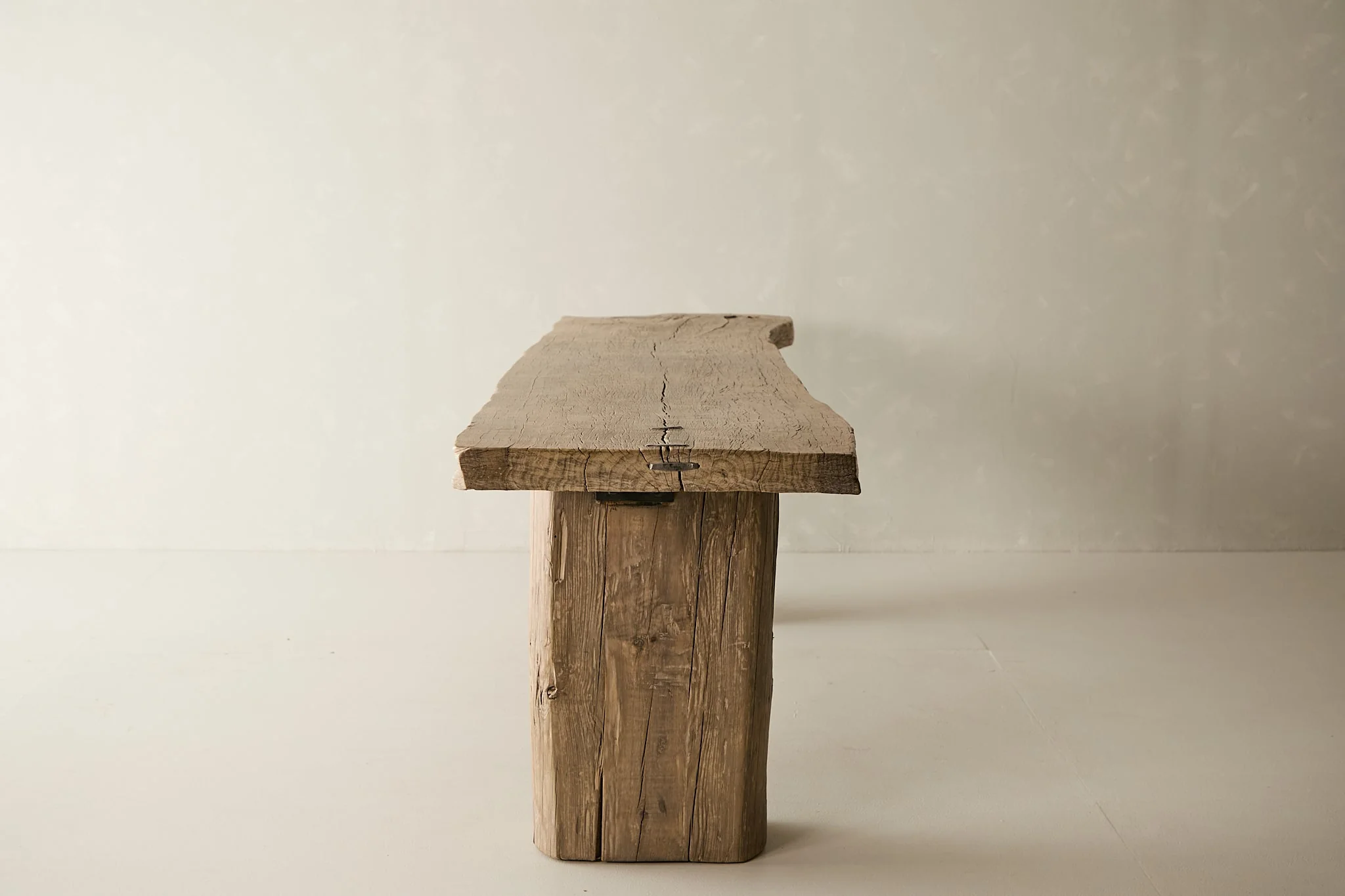 Reclaimed Live-Edge Oak Console No. M29 - Image 6