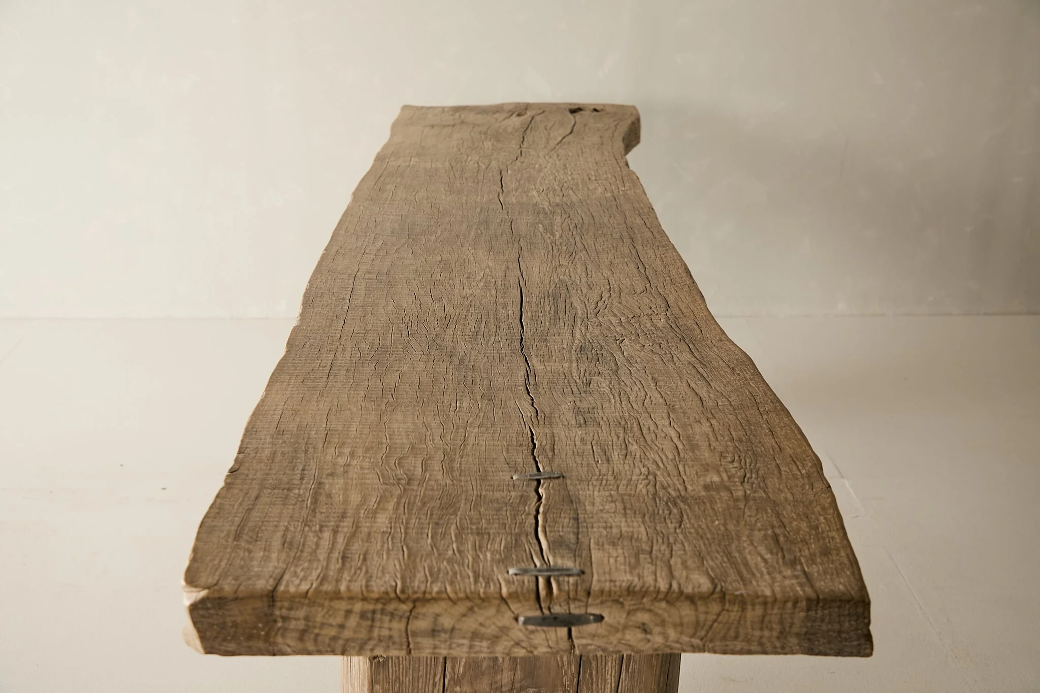 Reclaimed Live-Edge Oak Console No. M29 - Image 8