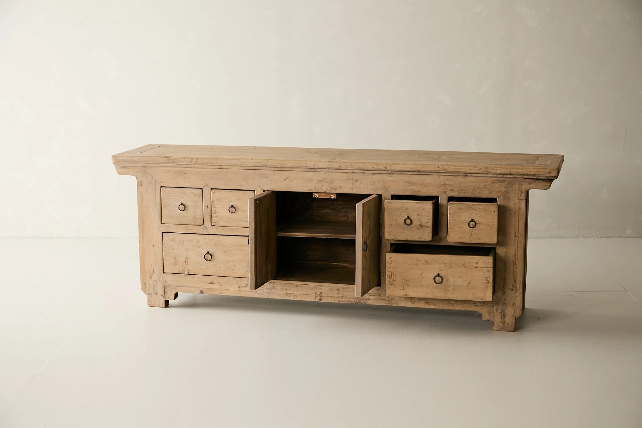 Vintage Poplar 6-Drawer Sideboard - Circa 1905 No. M37 - Image 6
