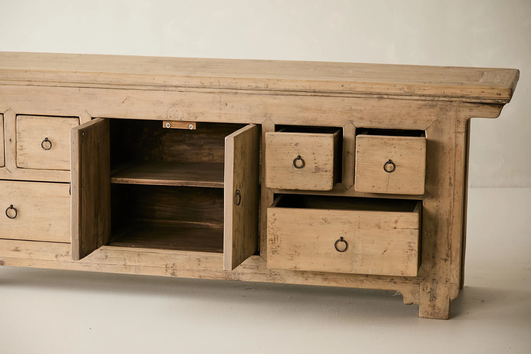 Vintage Poplar 6-Drawer Sideboard - Circa 1905 No. M37 - Image 7