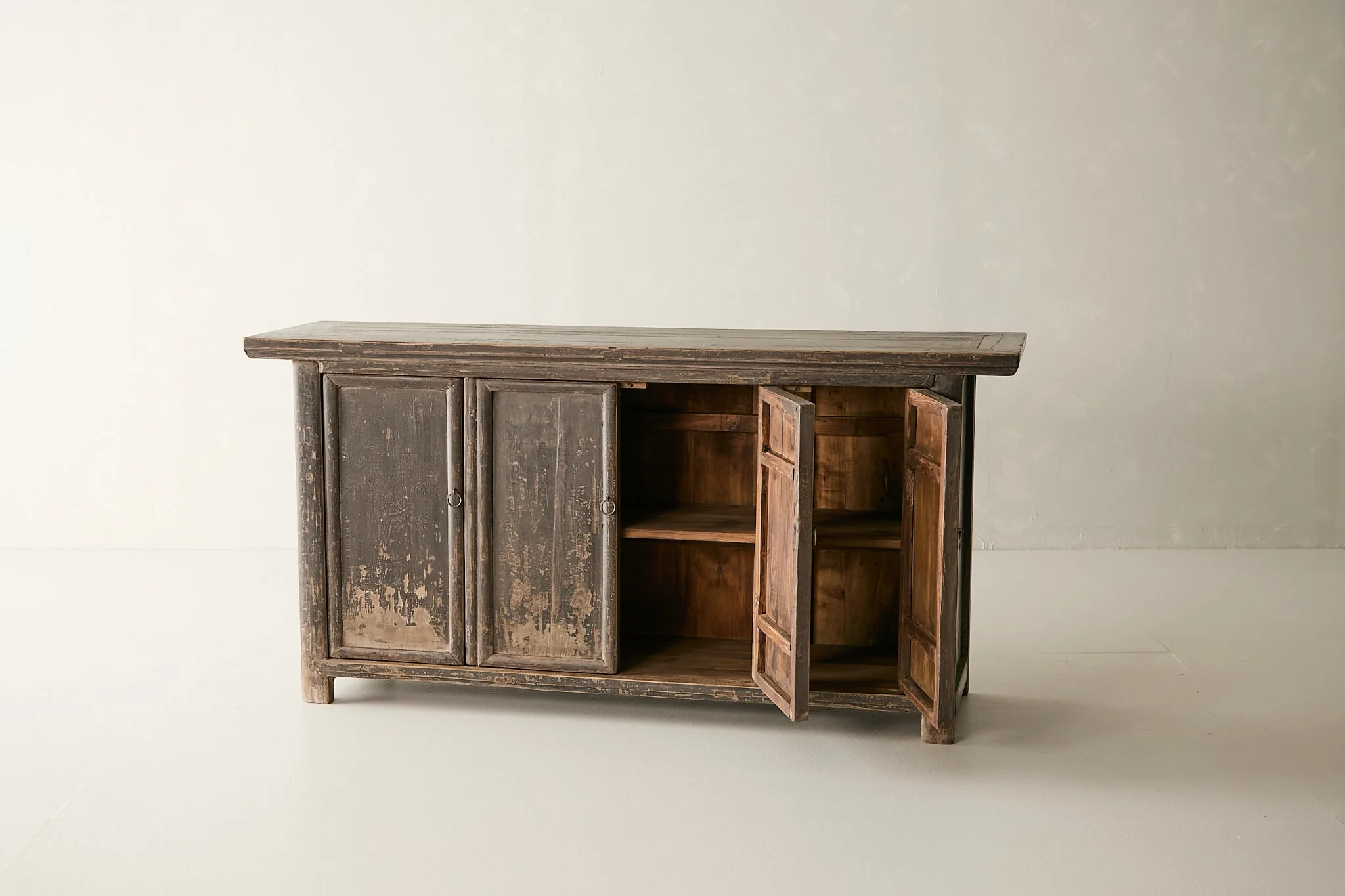 Vintage Elm 4-Door Sideboard - Circa 1875 No. M41 - Image 6