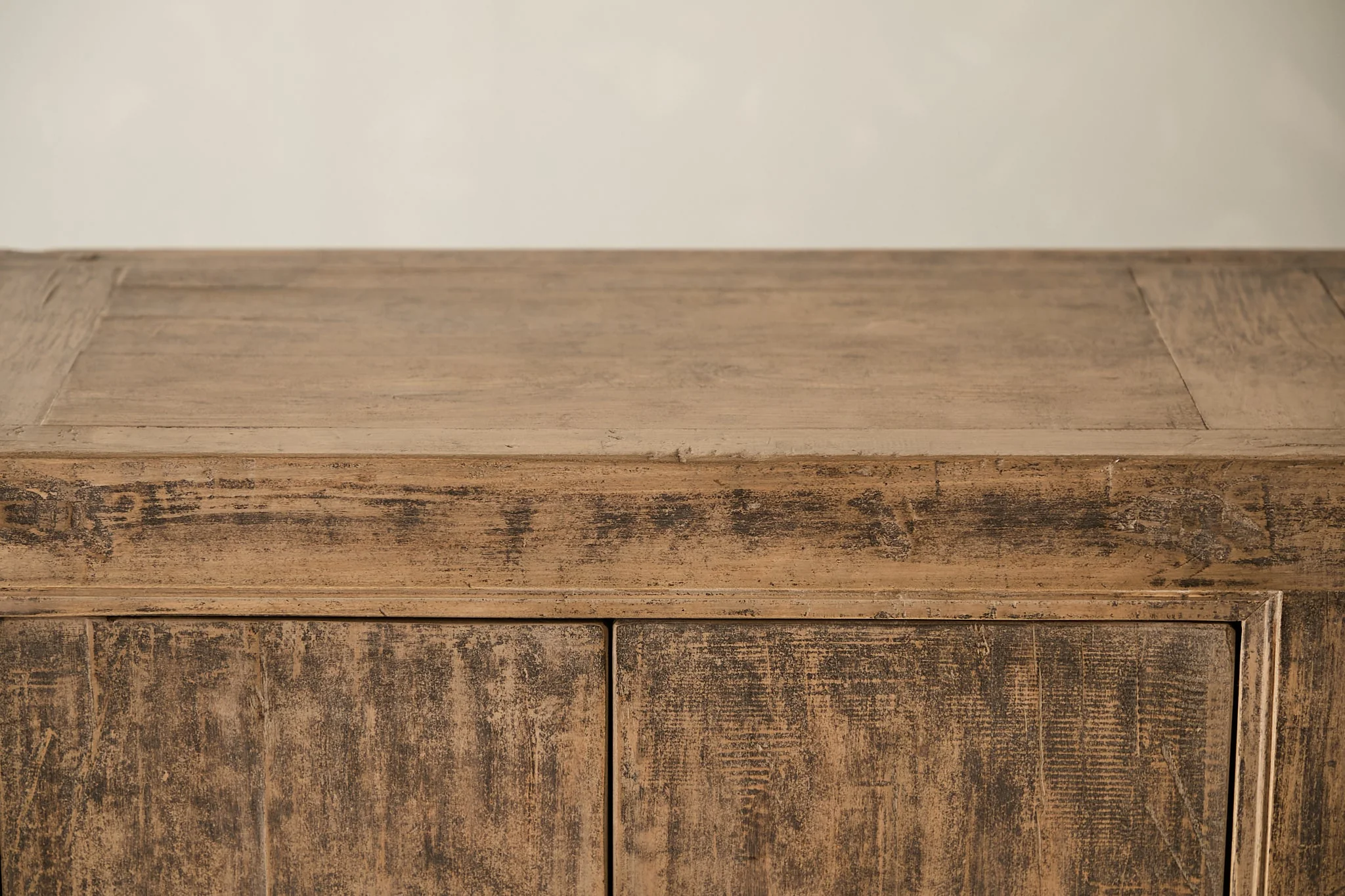 Vintage Elm 6-Door Sideboard - Circa 1875 No. M52 - Image 4