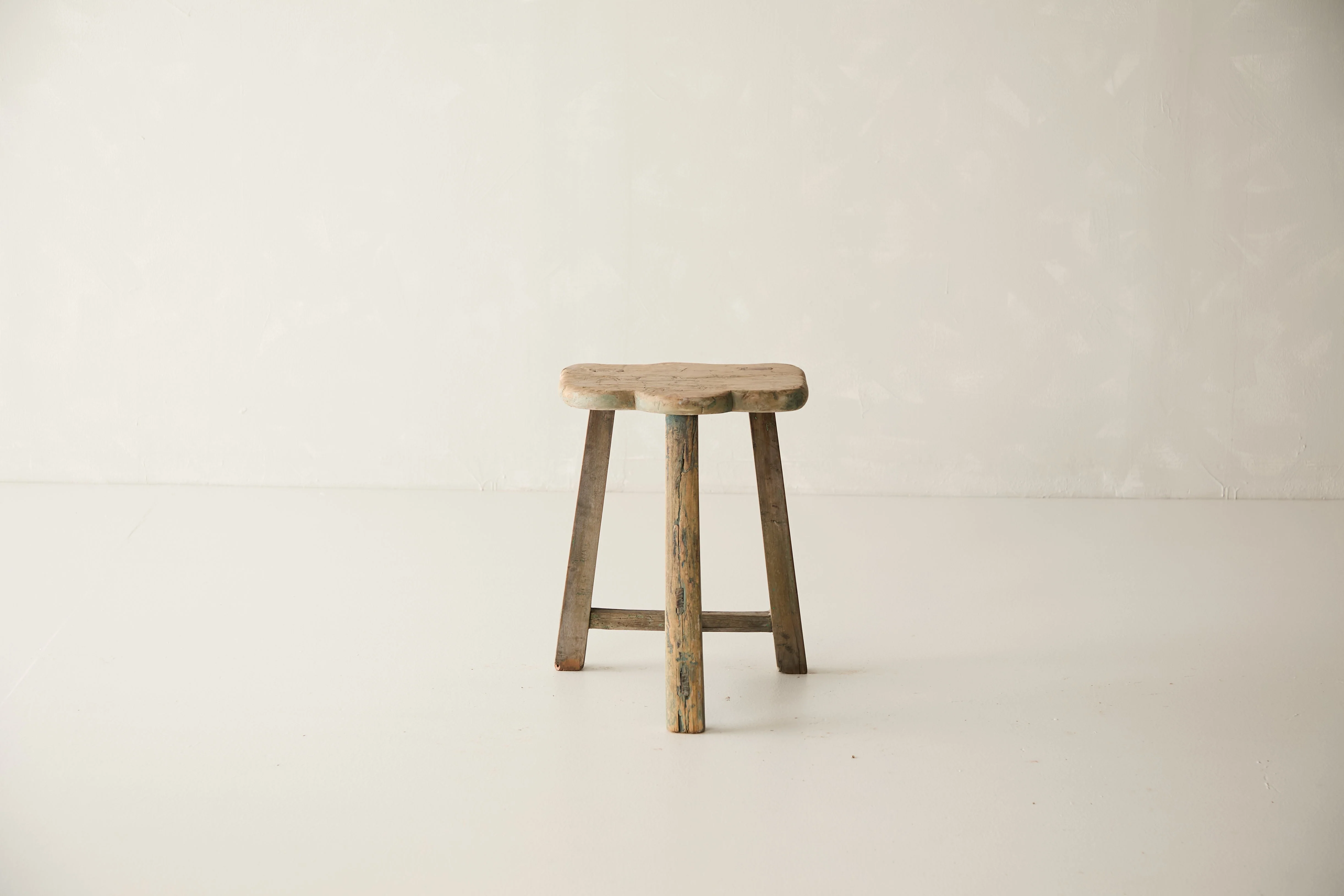 Vintage Solid Elm Saddle Stool - Circa 1955 No. K1