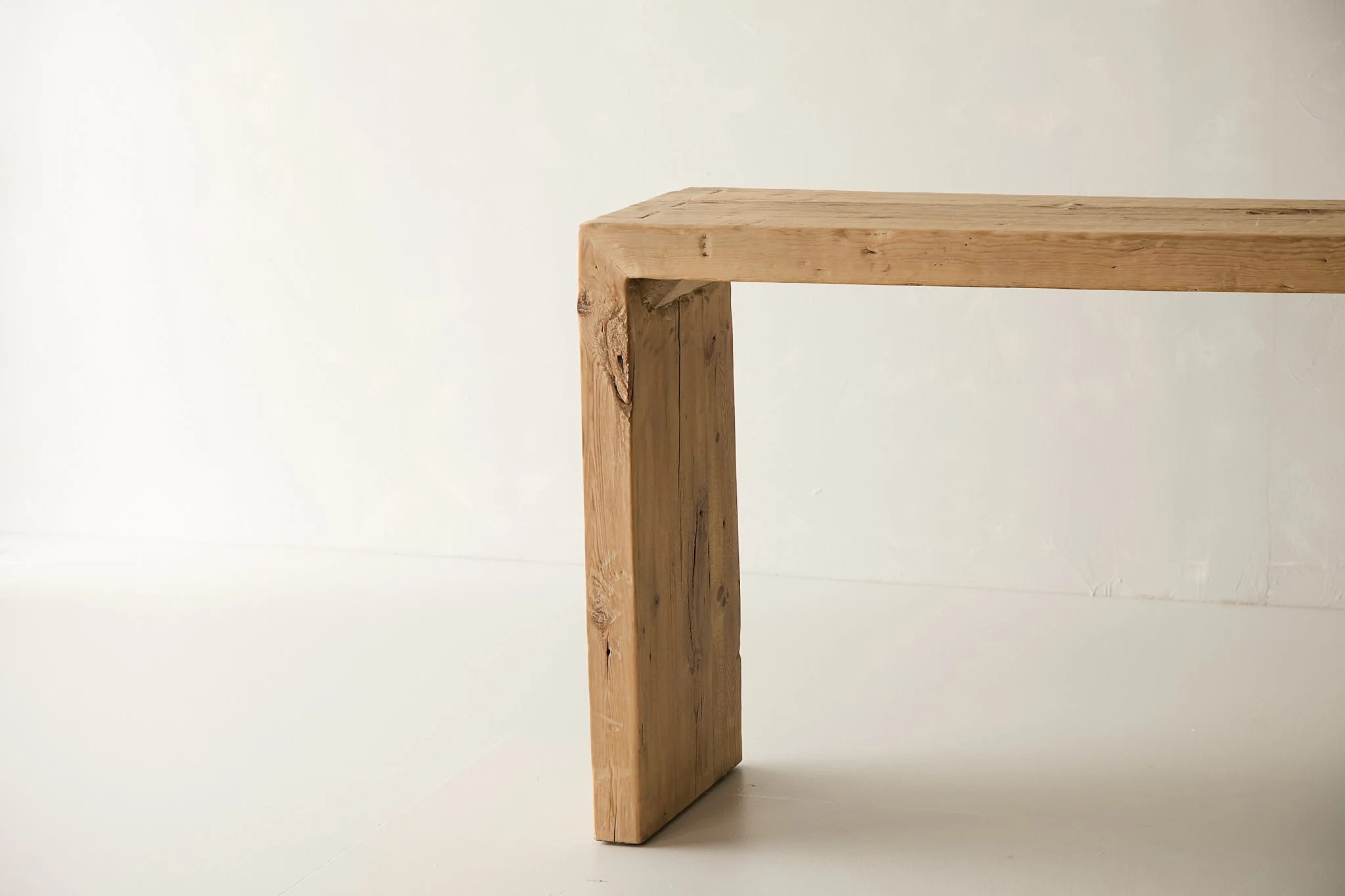 Reclaimed Pine Waterfall Console - Image 3