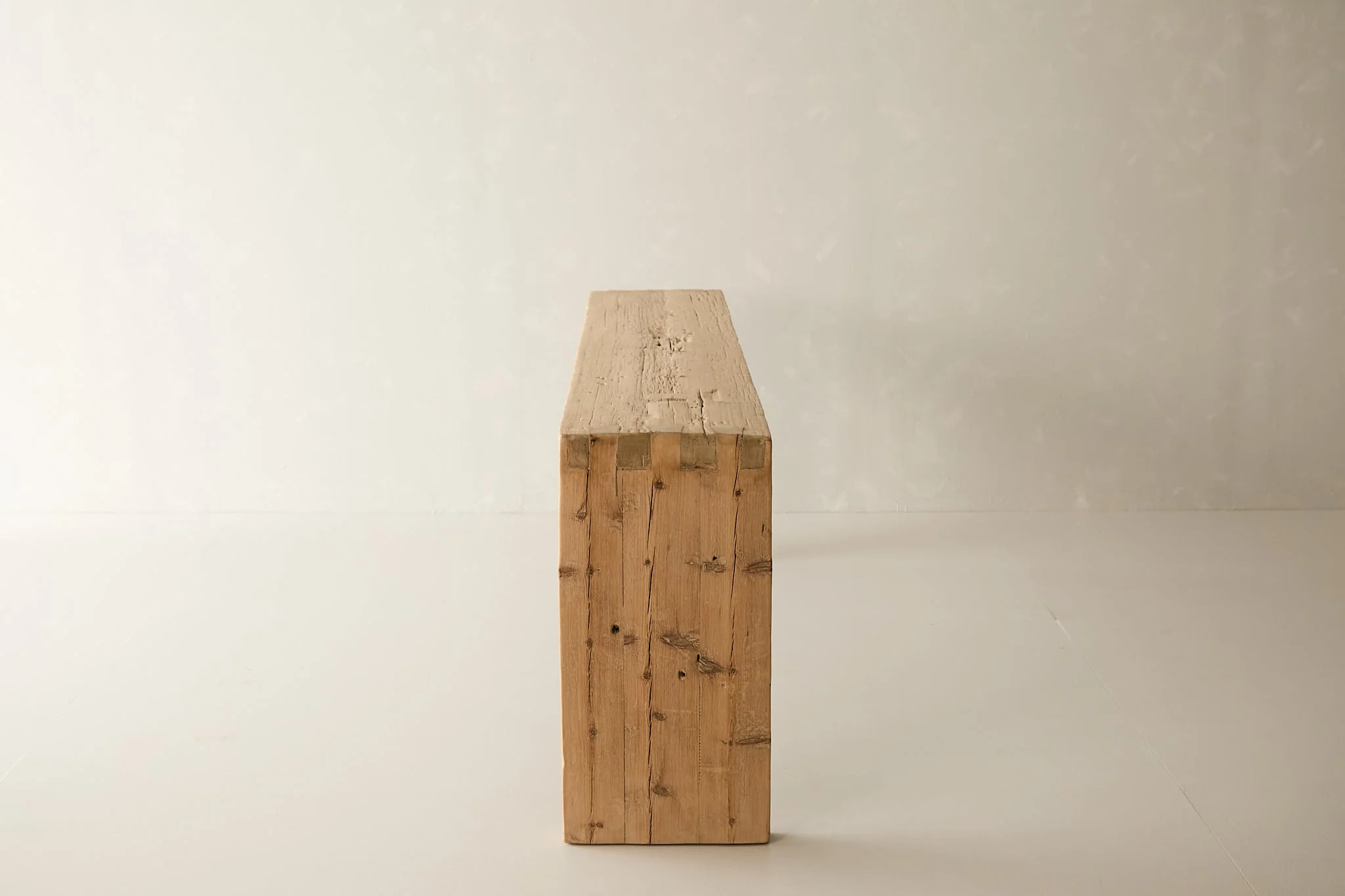 Reclaimed Pine Waterfall Console - Image 9