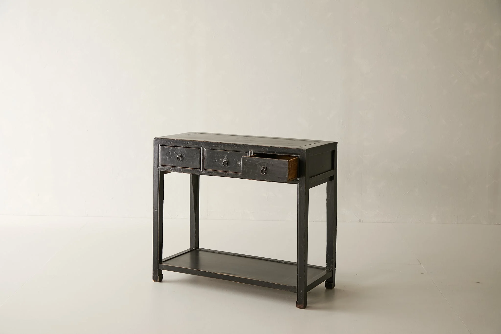 Monterey 3-Drawer Console - Aged Black - Image 5