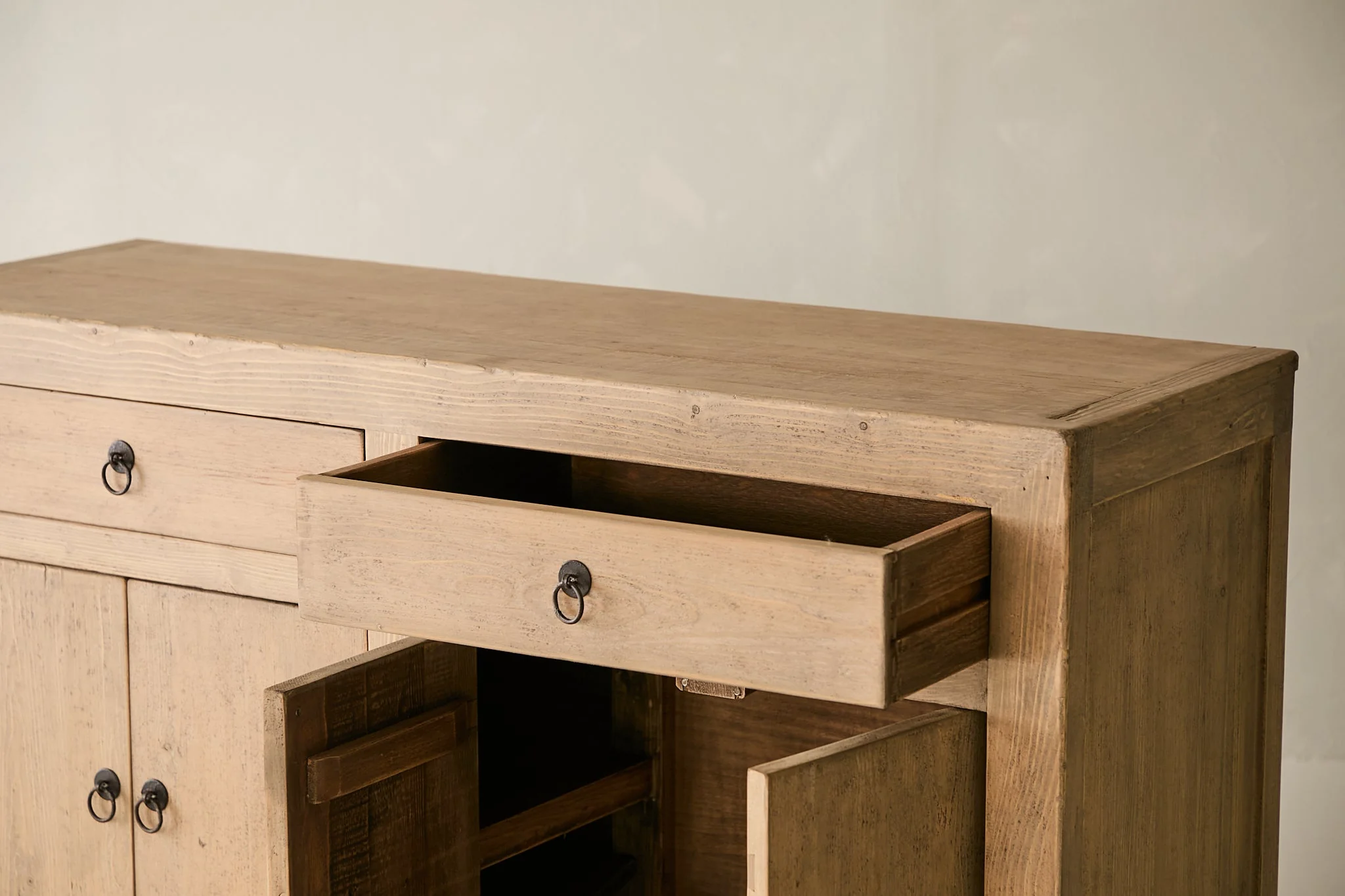Charlotte 4-Door Sideboard - Natural - Image 7