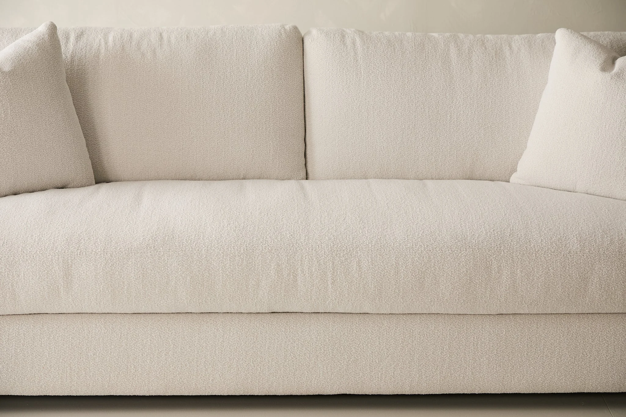 Laguna Sofa - Curly Q Fabric in White - Image 3