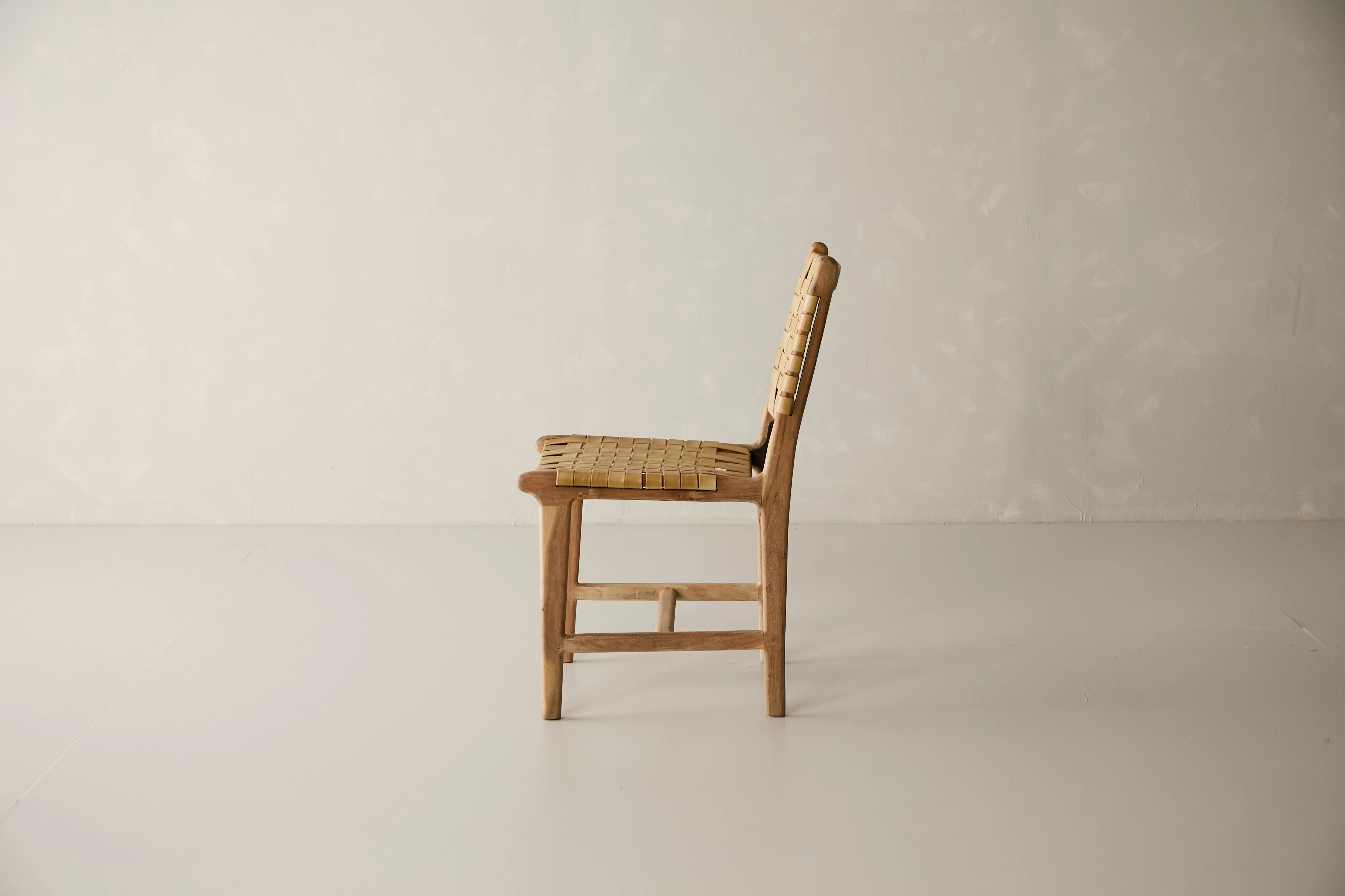 Trellis Dining Chair - Tan Leather - Image 5