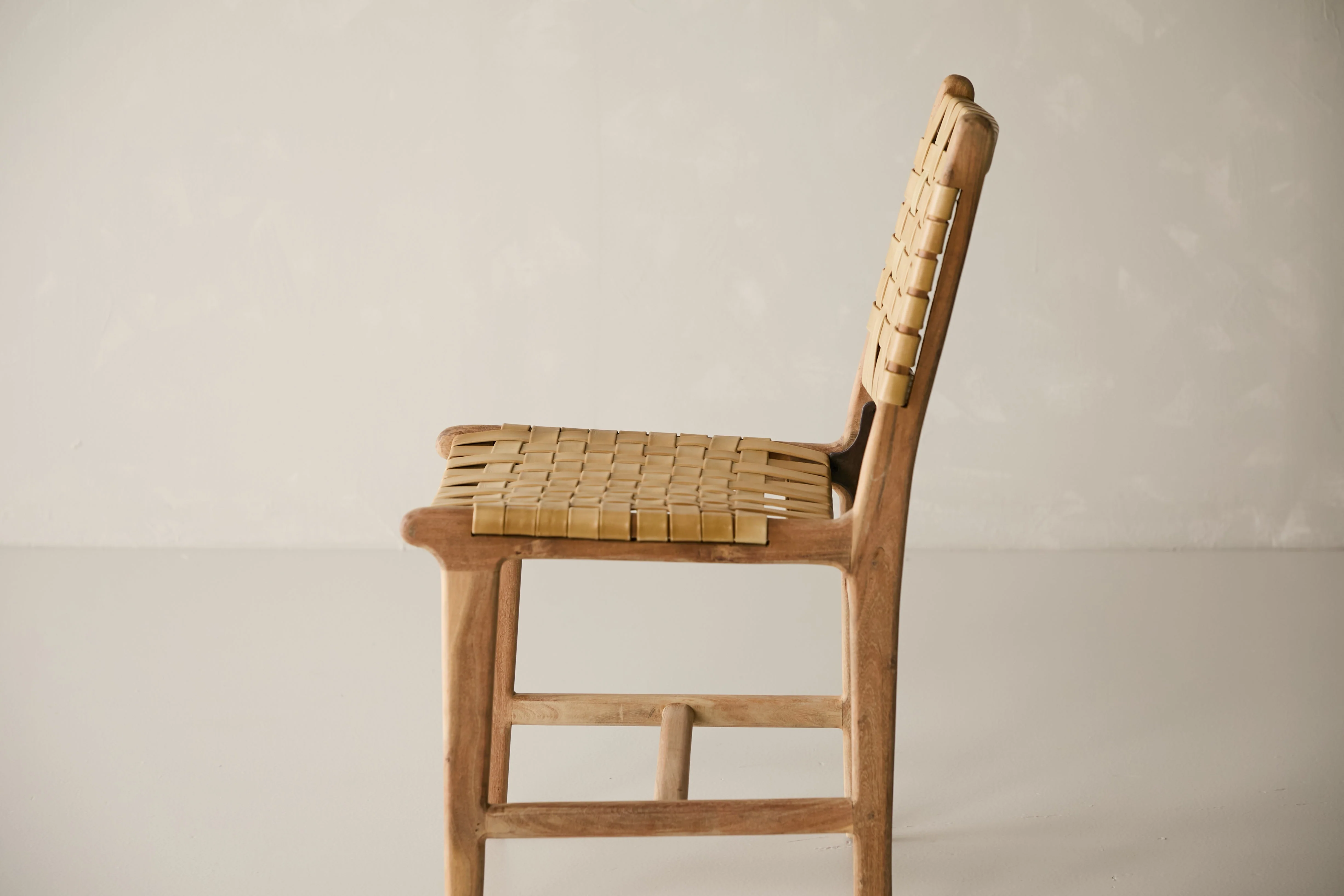Trellis Dining Chair - Tan Leather - Image 6