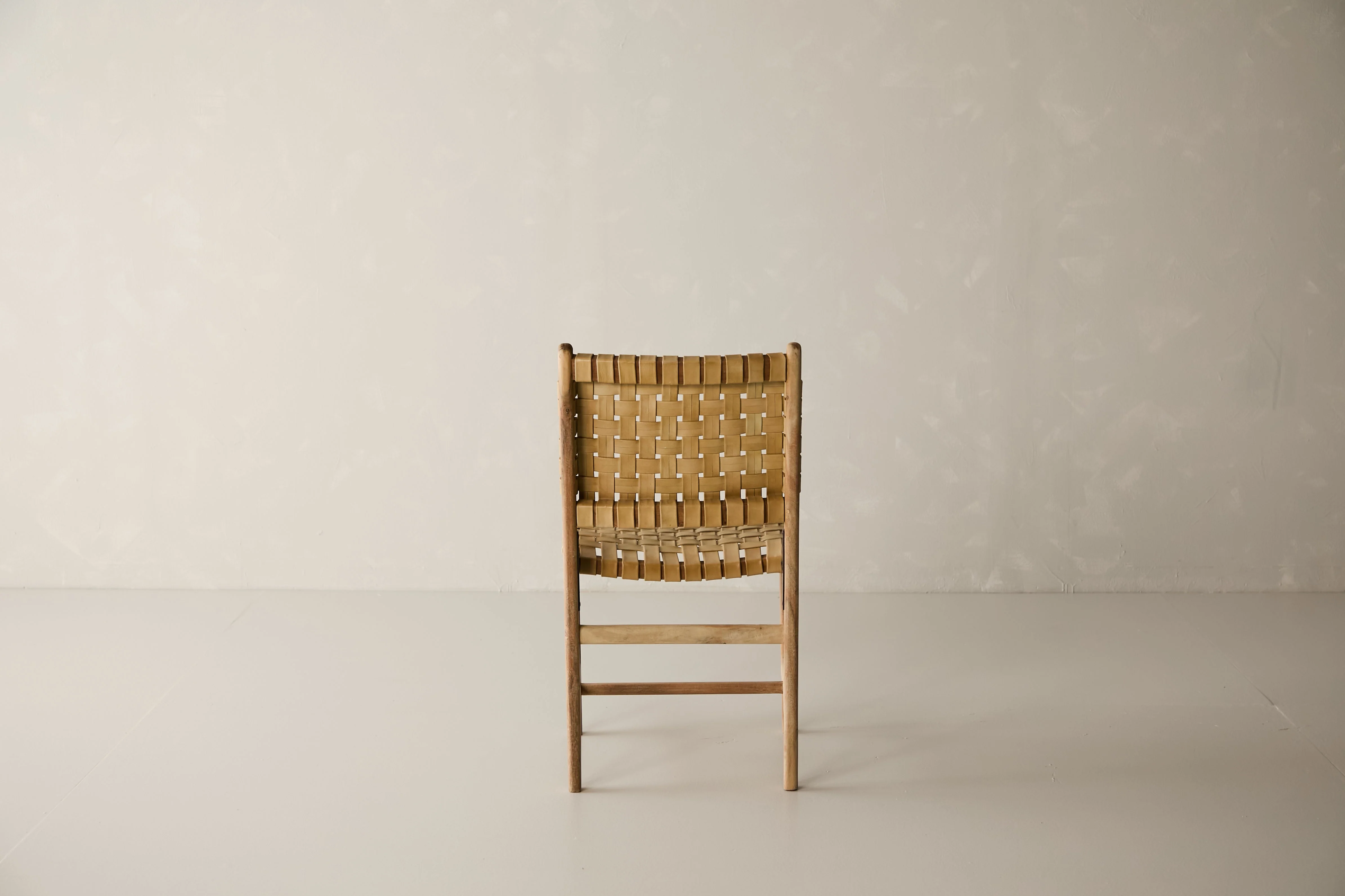 Trellis Dining Chair - Tan Leather - Image 7
