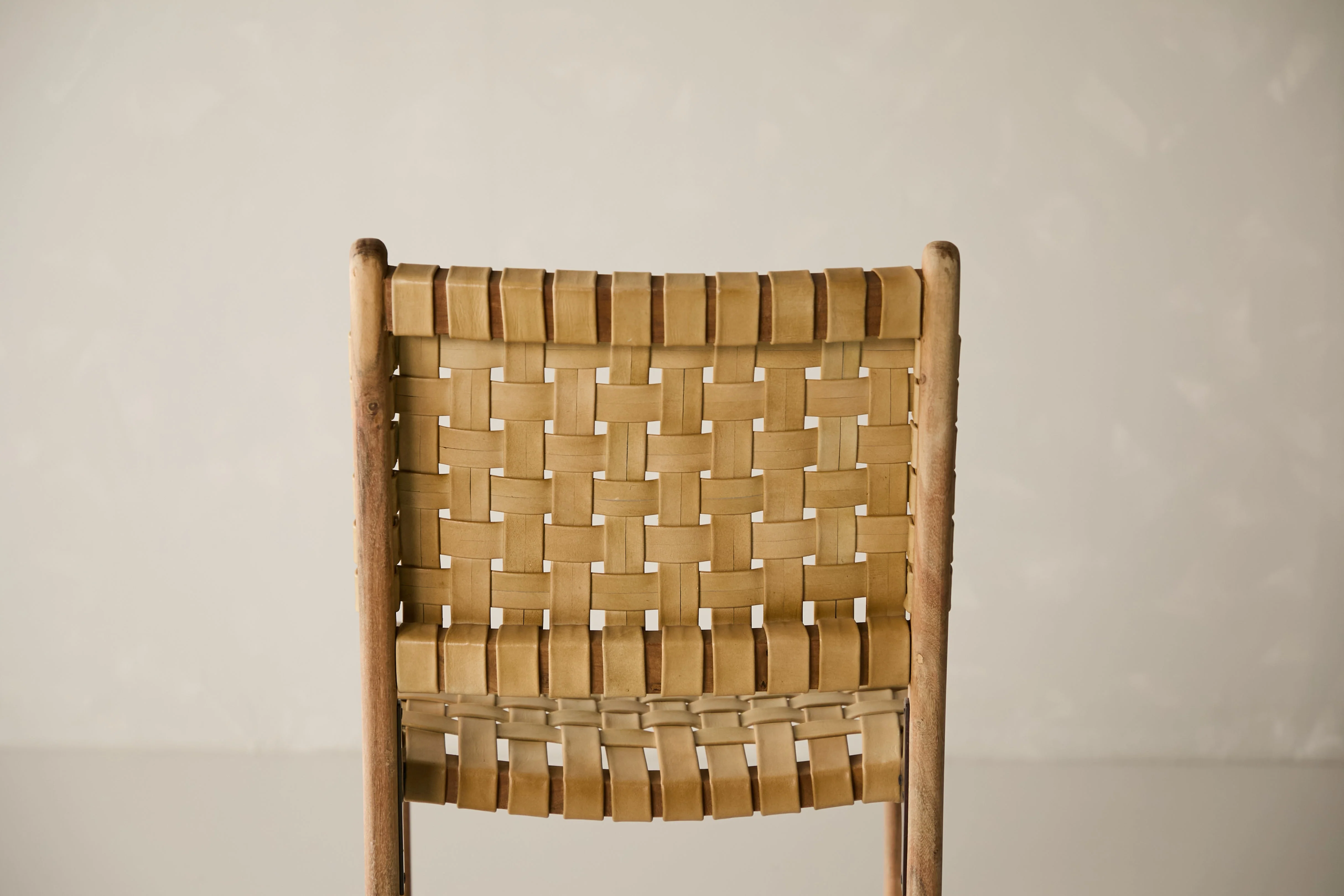Trellis Dining Chair - Tan Leather - Image 8