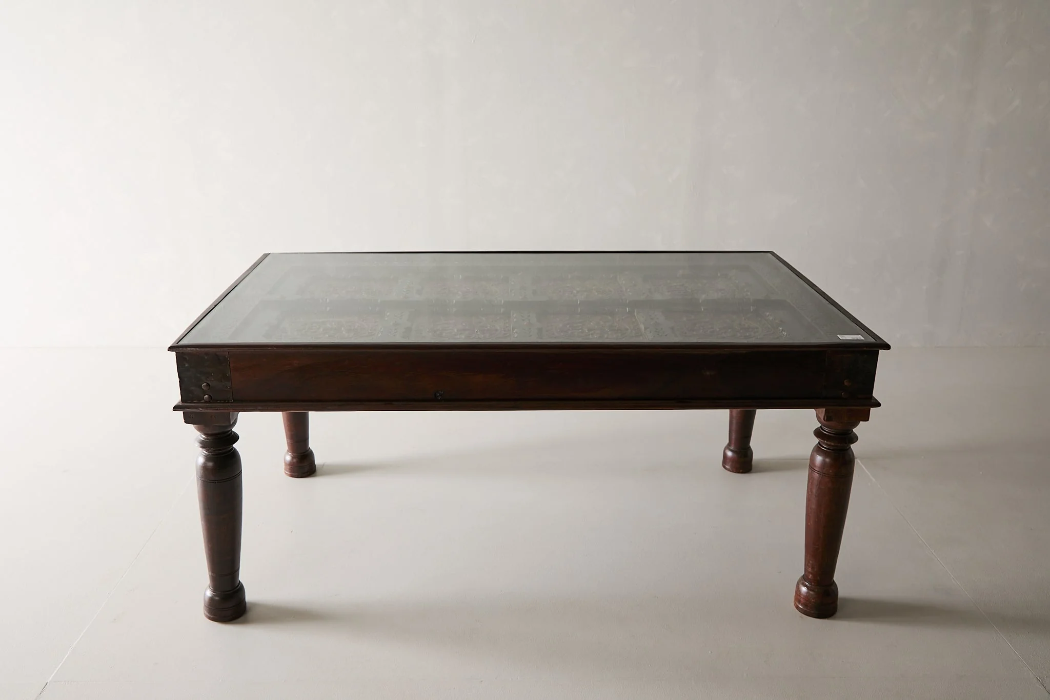 Pressed Copper Panel Dining Table - Image 3