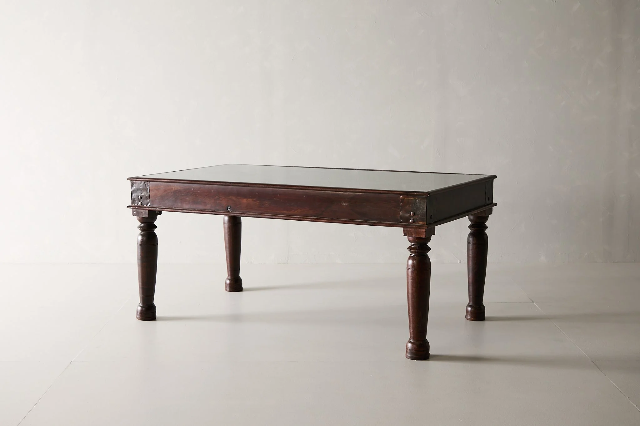 Pressed Copper Panel Dining Table - Image 4