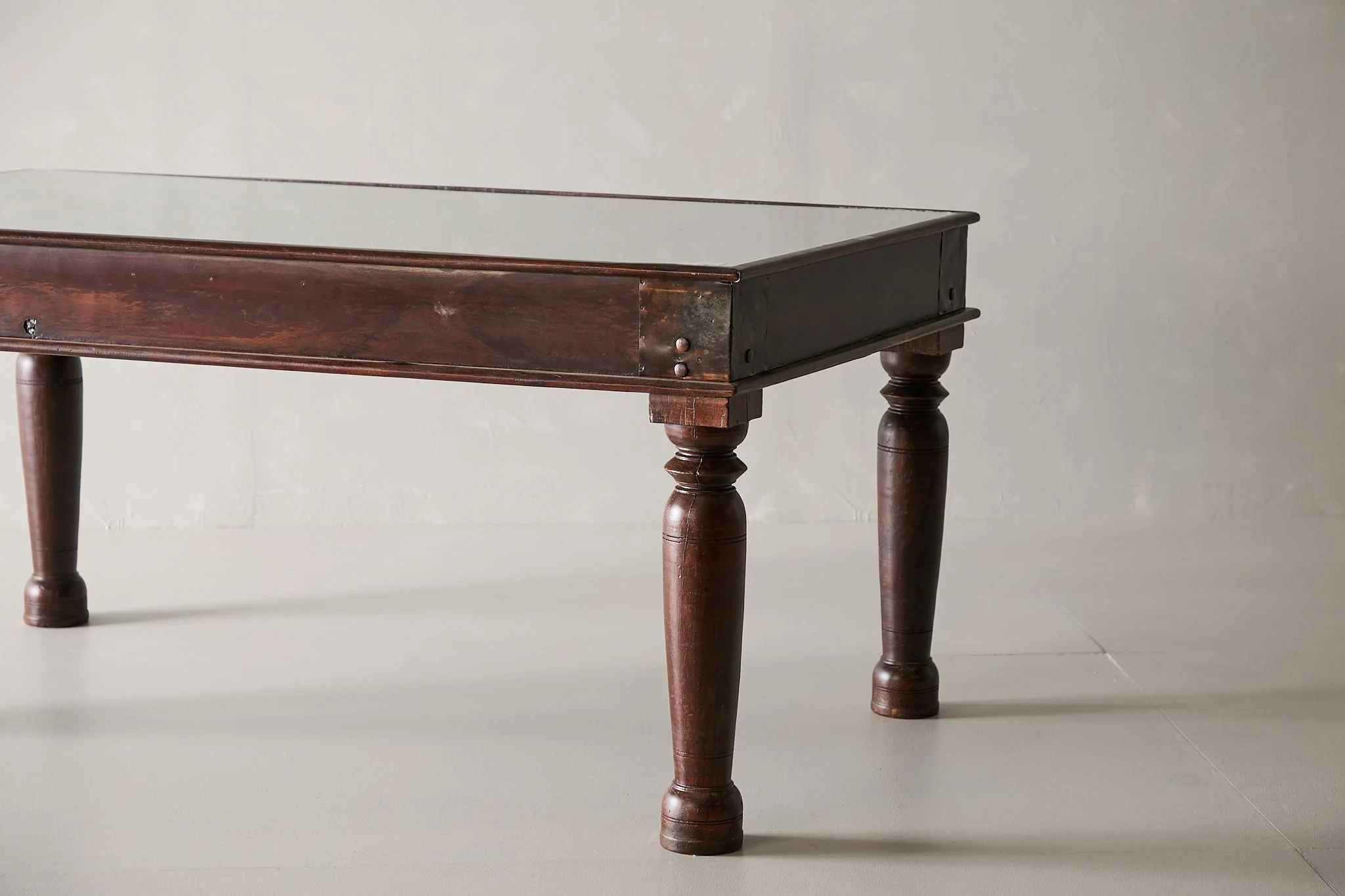 Pressed Copper Panel Dining Table - Image 5