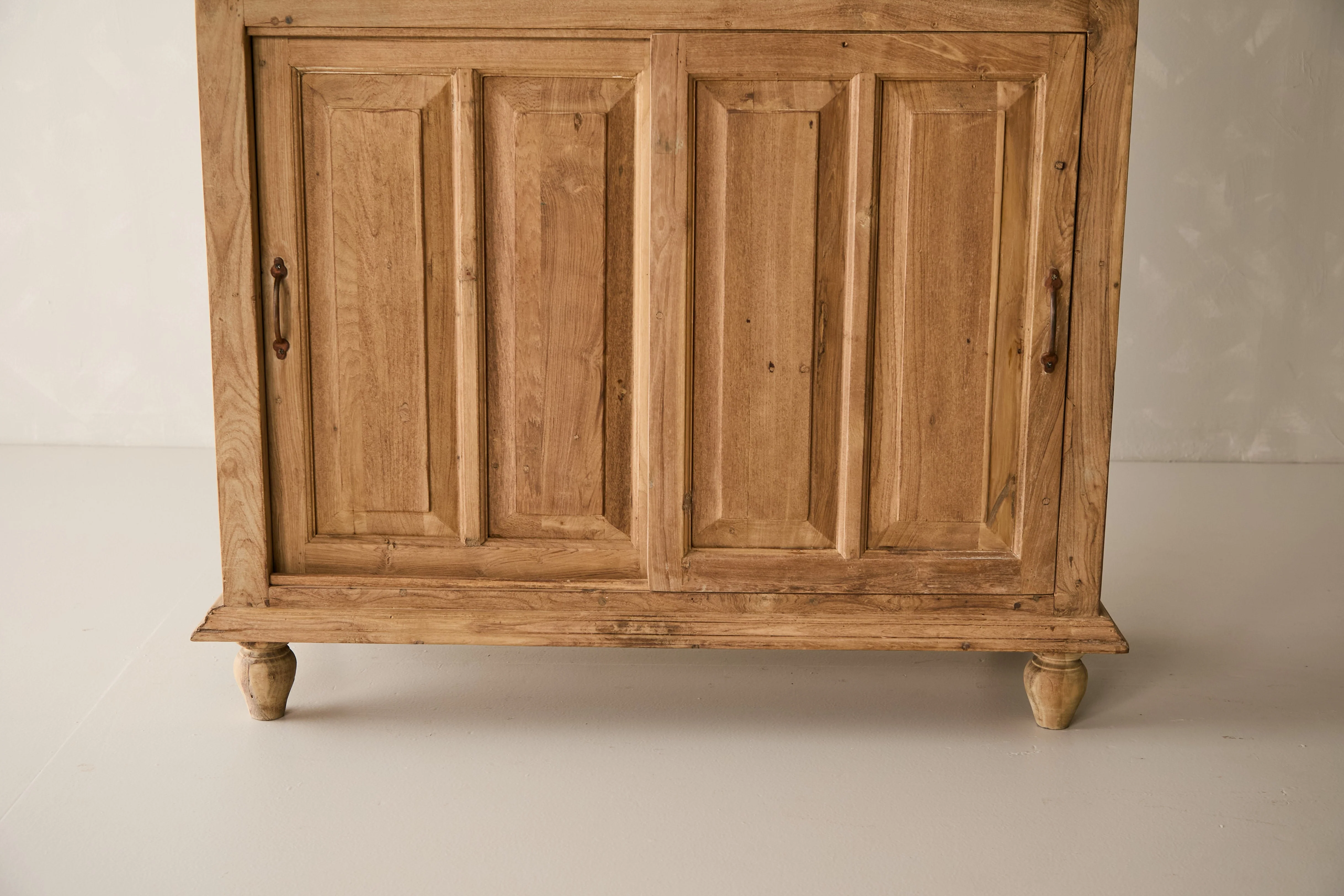 Brooks Two-Part Teak Display Hutch - Image 3