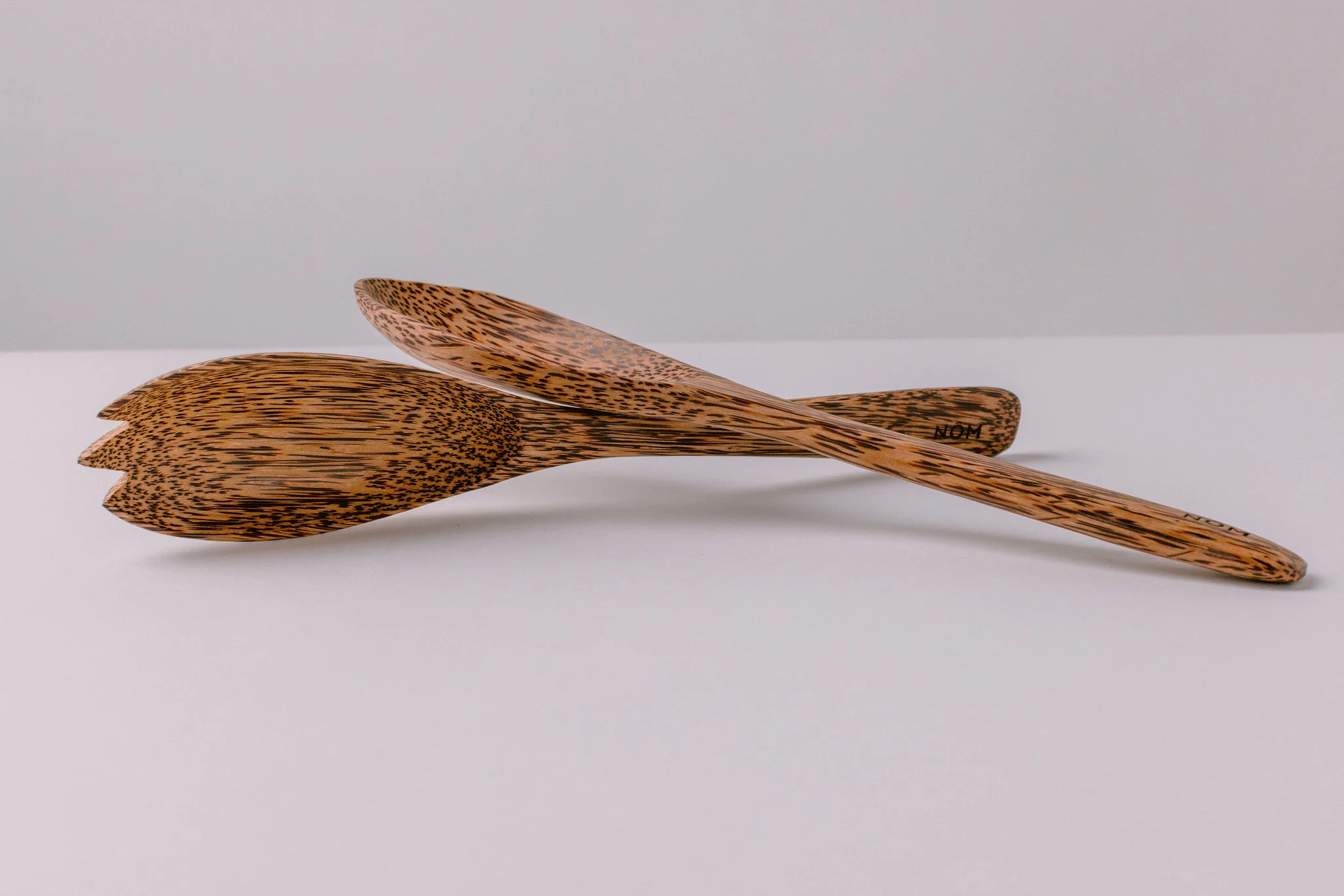Coconut Palm Wood Salad Servers - Image 3