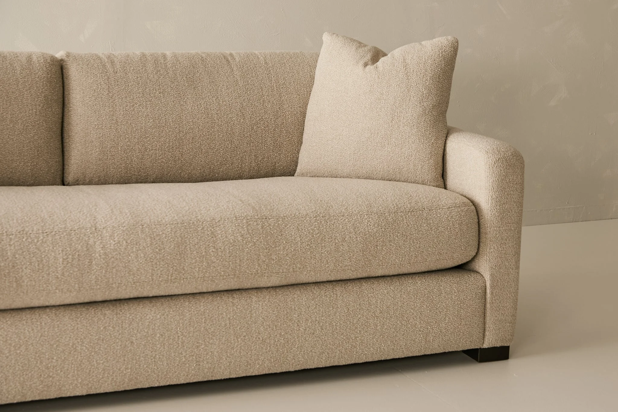 Sausalito Sofa - Curly Q Fabric in Sand - Image 4