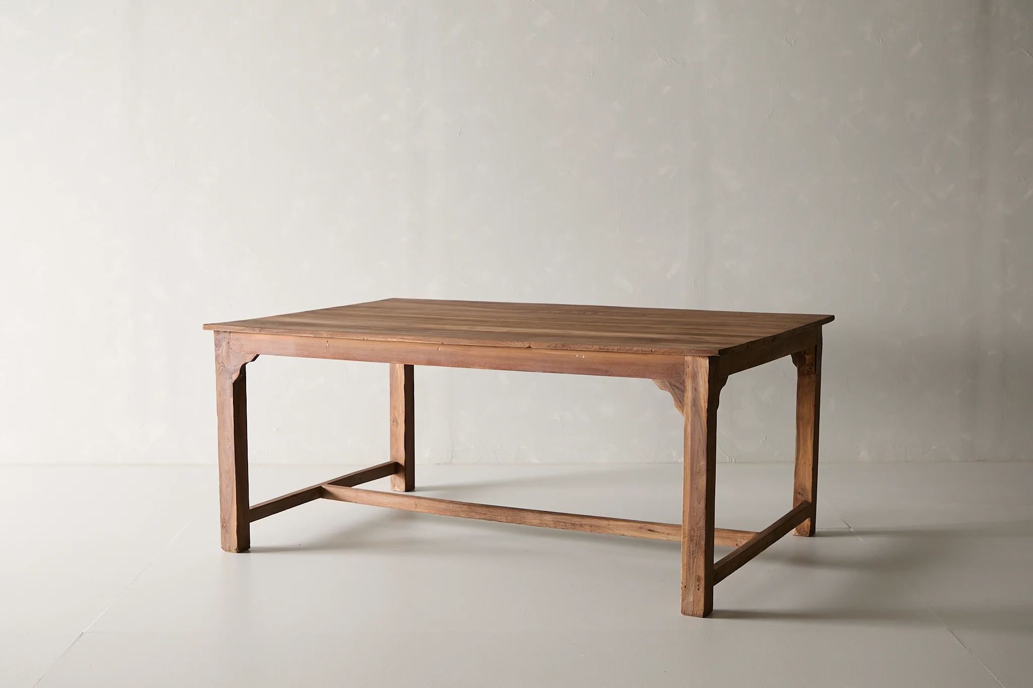 Vintage Teak Farmhouse Dining Table - Image 3
