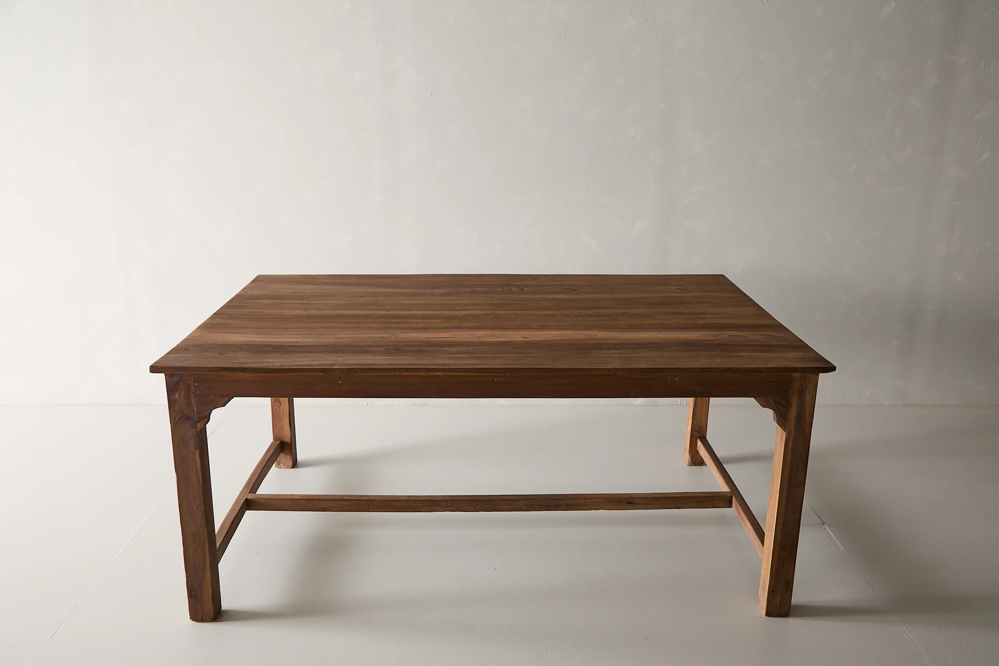 Vintage Teak Farmhouse Dining Table - Image 4